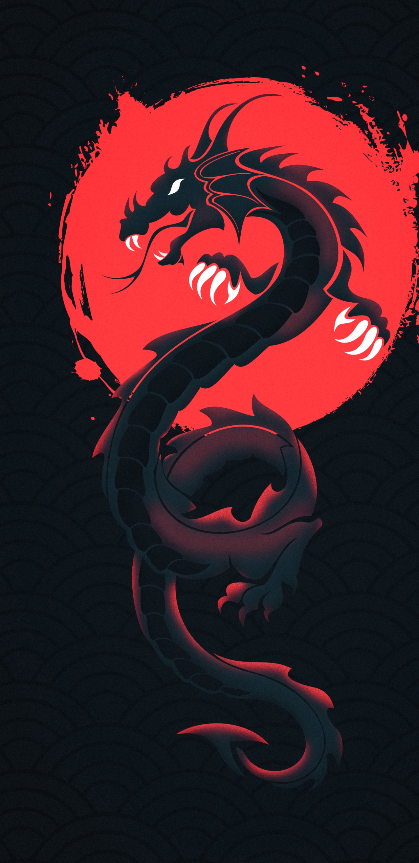 龙, 数码艺术, 艺术, 抽象艺术, 幻想 壁纸 1440x2960 允许