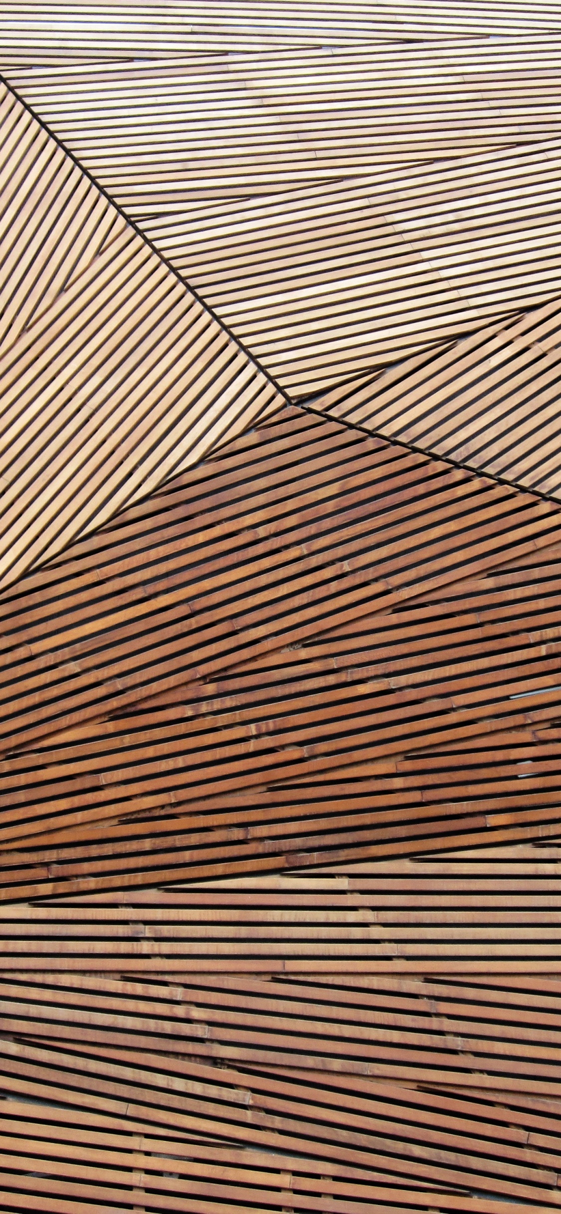 Brown and Black Striped Textile. Wallpaper in 1125x2436 Resolution