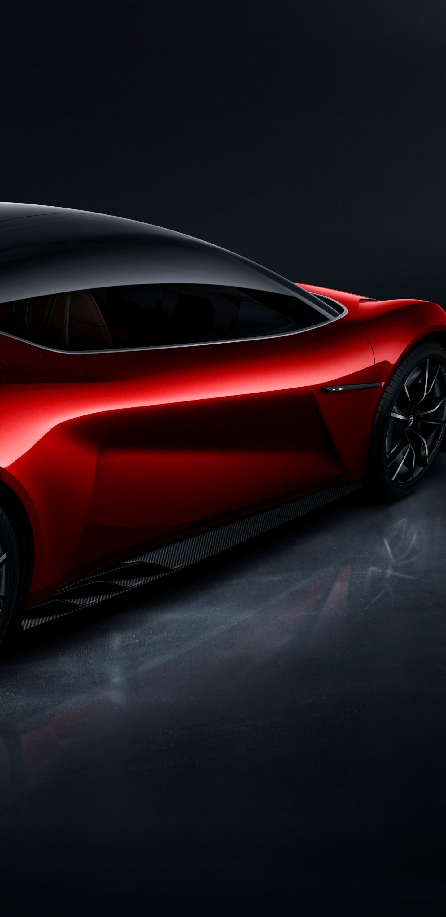 Red and Black Porsche 911. Wallpaper in 1440x2960 Resolution