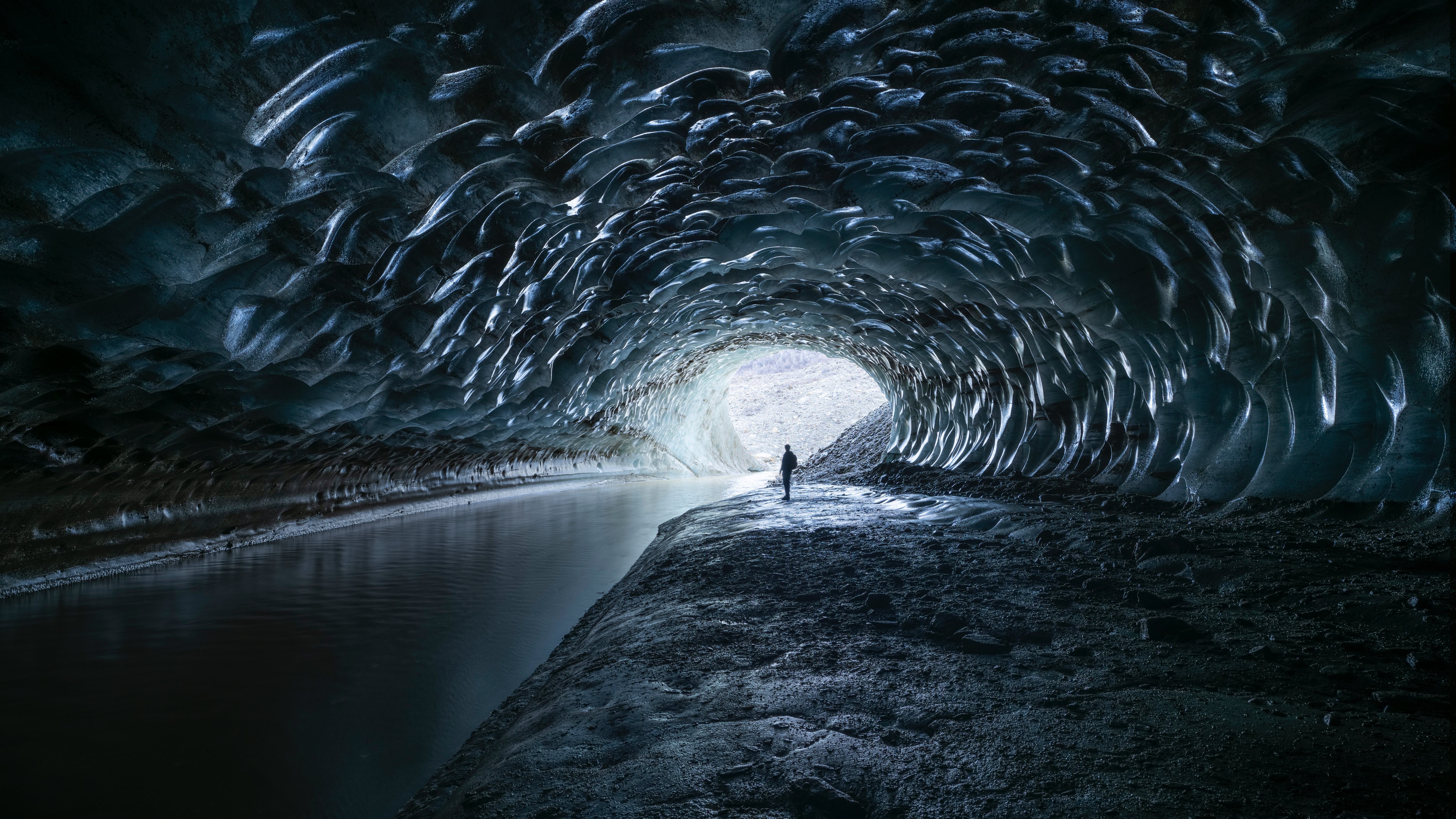 Castner Creek, Atmosphäre, Wasserressourcen, Wasser, Fahrbahn. Wallpaper in 7680x4320 Resolution