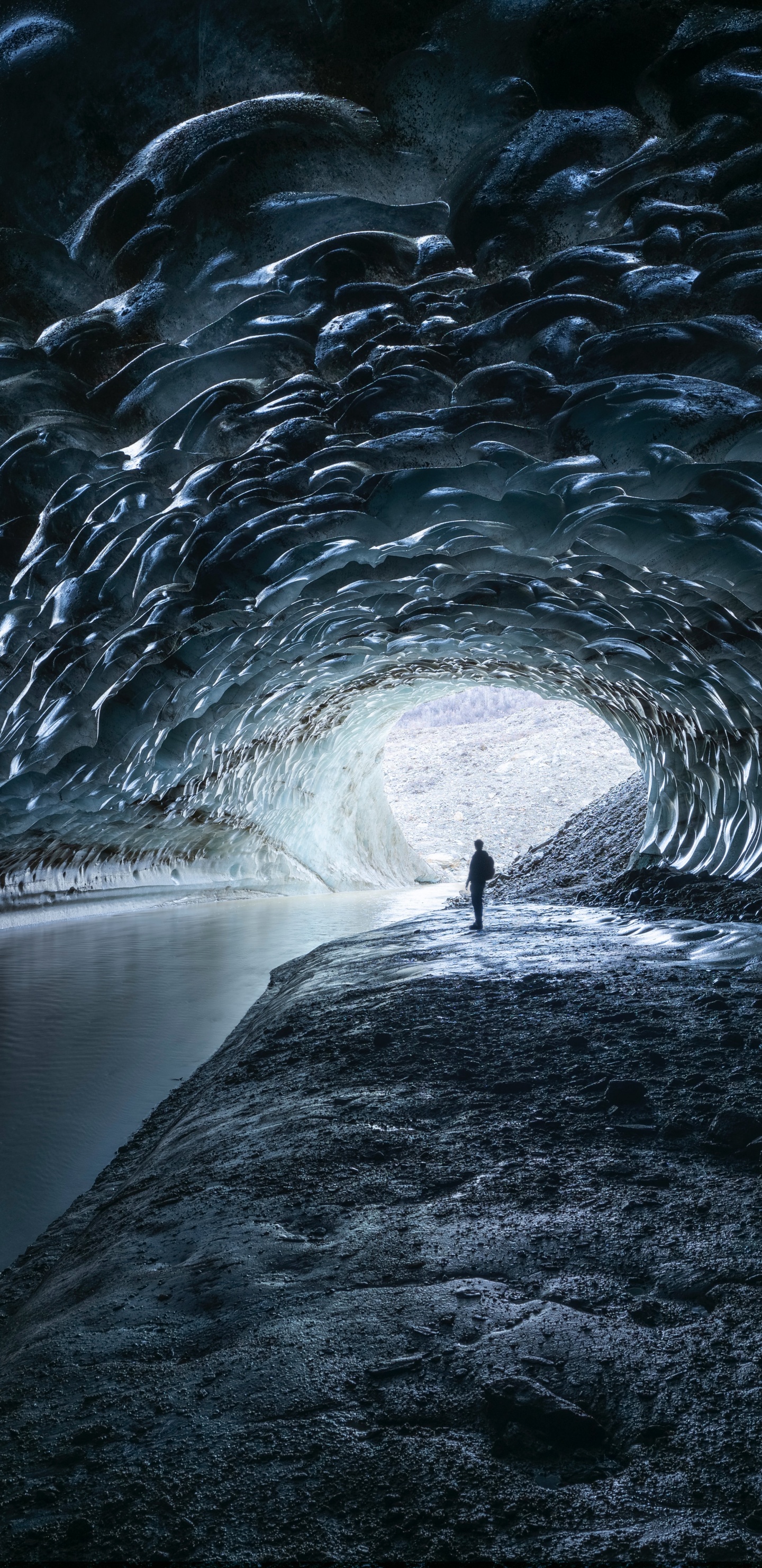Castner Creek, Atmosphère, Les Ressources en Eau, Eau, Surface de la Route. Wallpaper in 1440x2960 Resolution