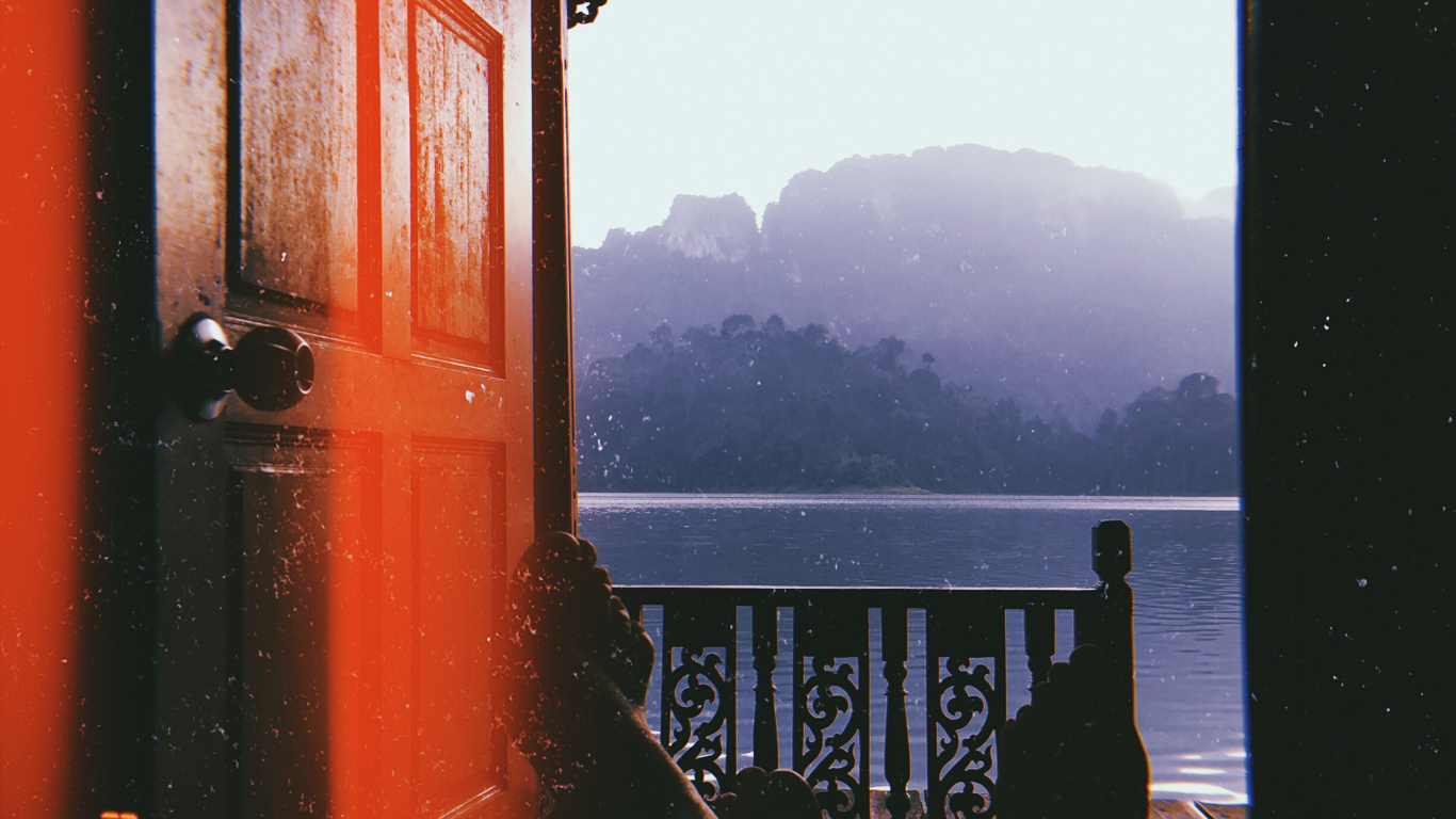 Réflexion, Eau, Mathématique, Géométrie, de Teintes et de Nuances. Wallpaper in 1366x768 Resolution