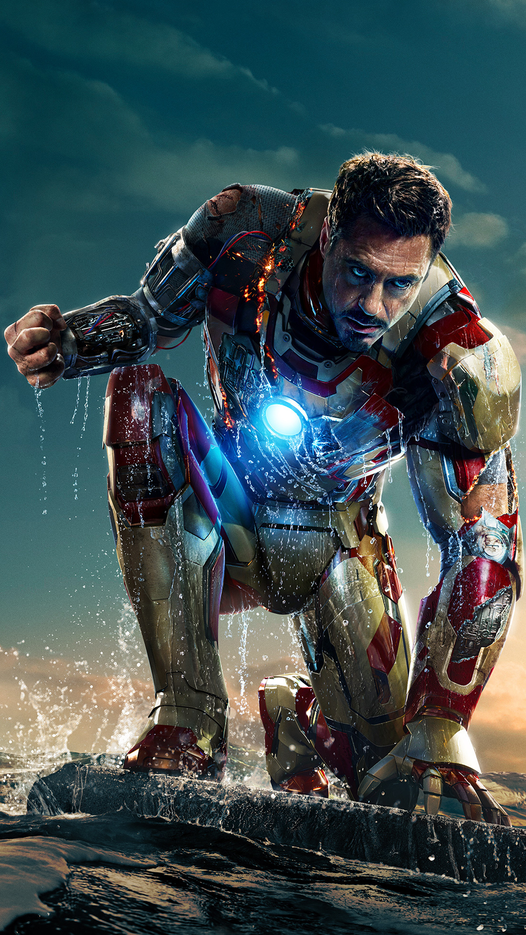 Iron Man, Iron Man 5d, Robert Downey Jr, Tony Stark, Jarvis. Wallpaper in 1080x1920 Resolution
