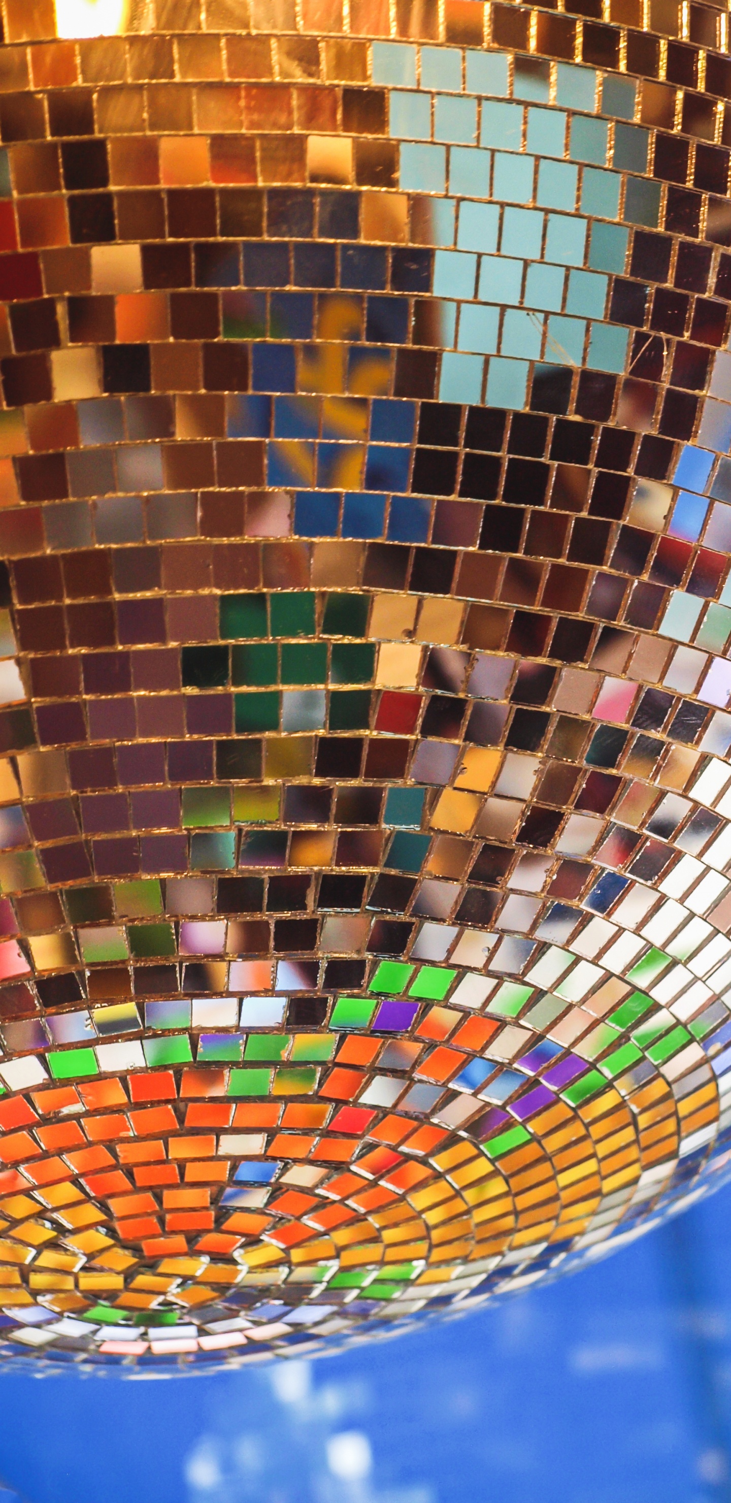 Boule de Verre Marron et Vert. Wallpaper in 1440x2960 Resolution