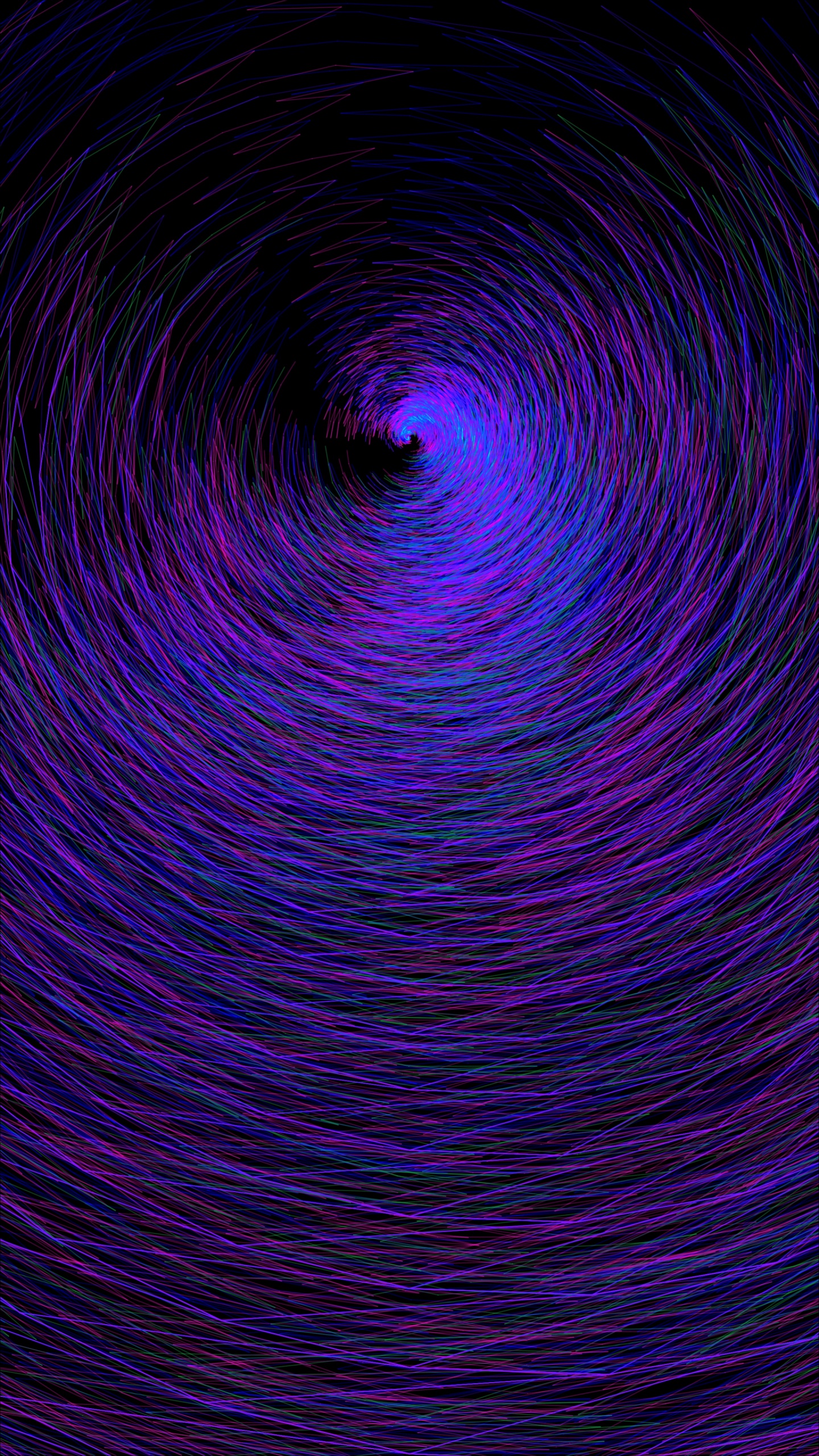 Blaue Und Weiße Abstrakte Malerei. Wallpaper in 1440x2560 Resolution