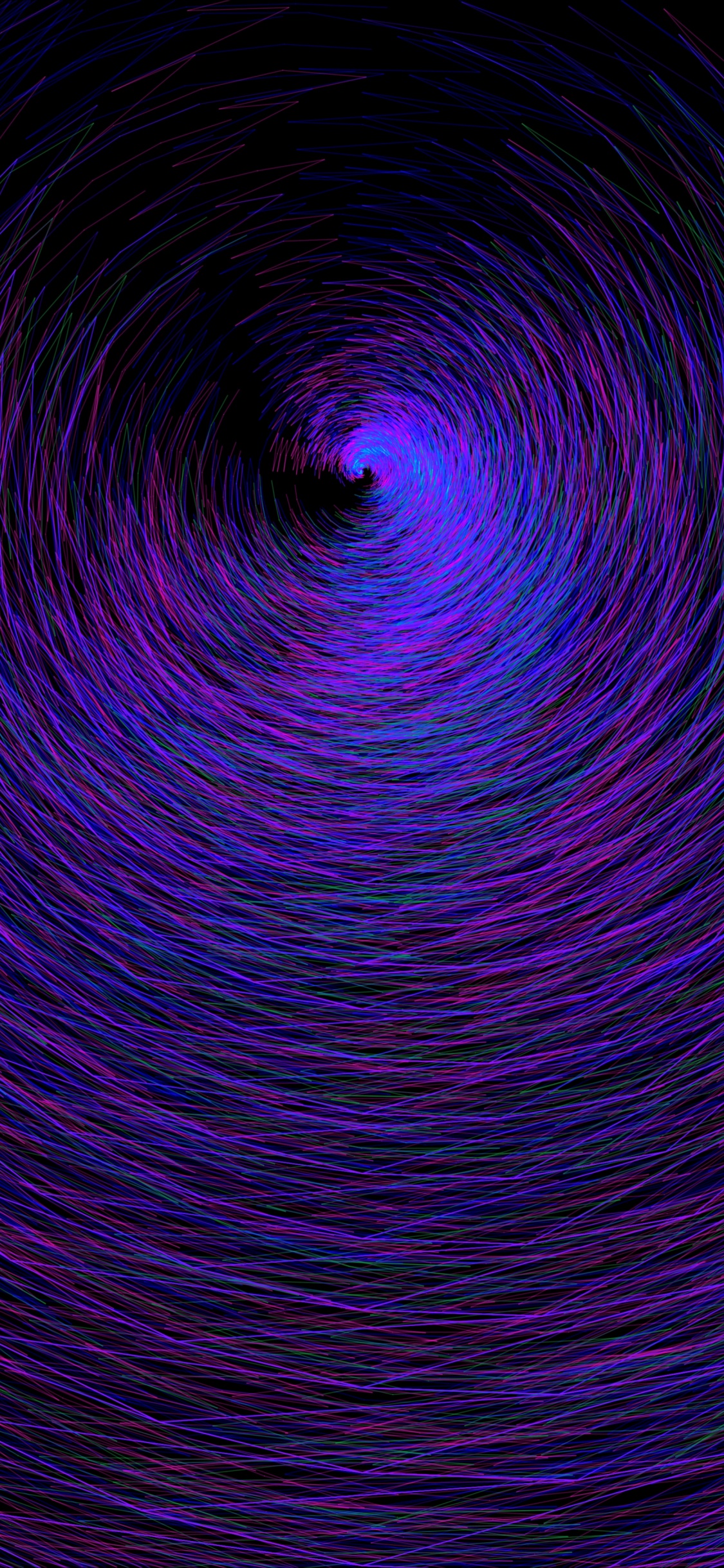 Peinture Abstraite Bleue et Blanche. Wallpaper in 1125x2436 Resolution