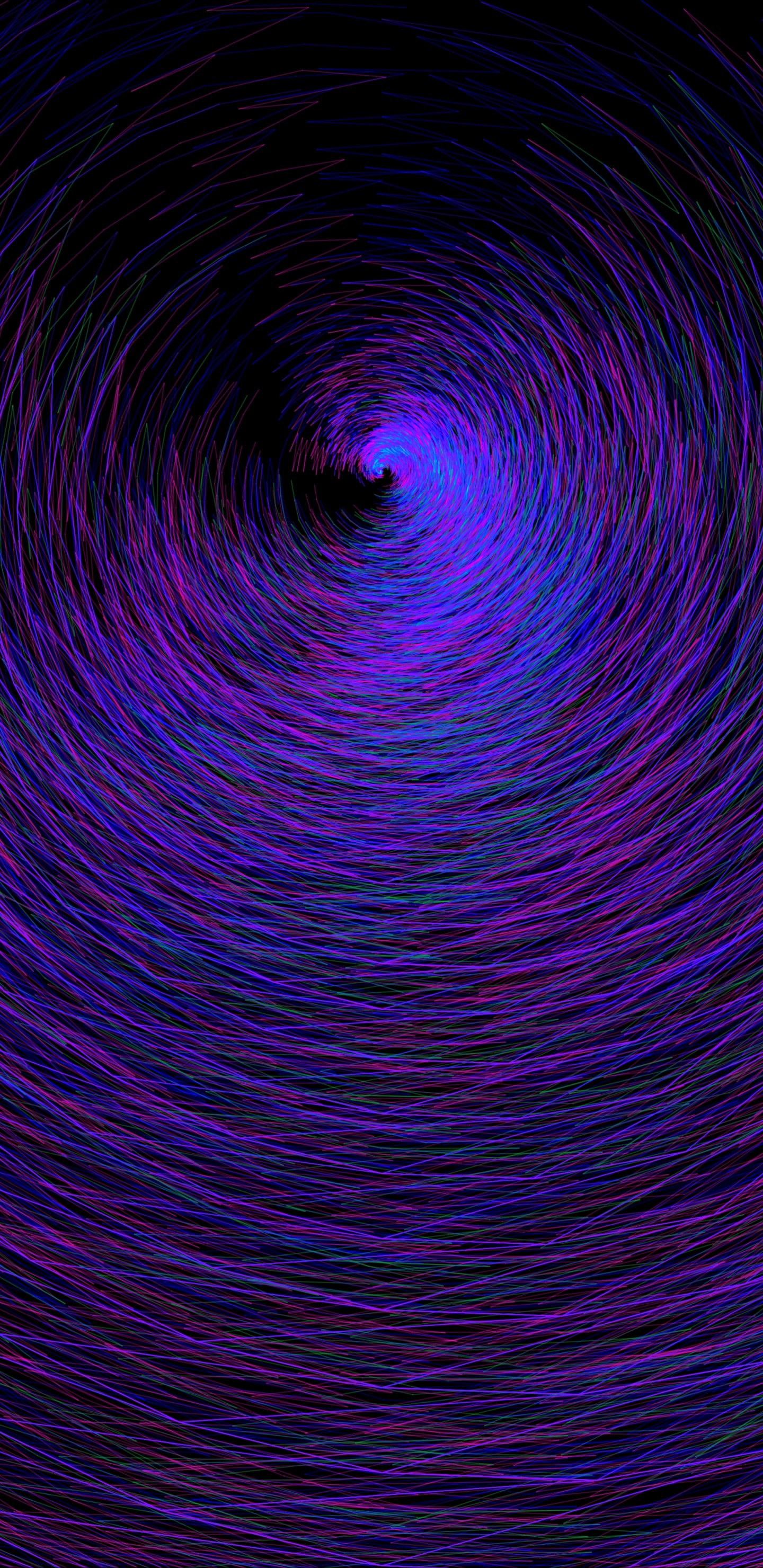 Peinture Abstraite Bleue et Blanche. Wallpaper in 1440x2960 Resolution