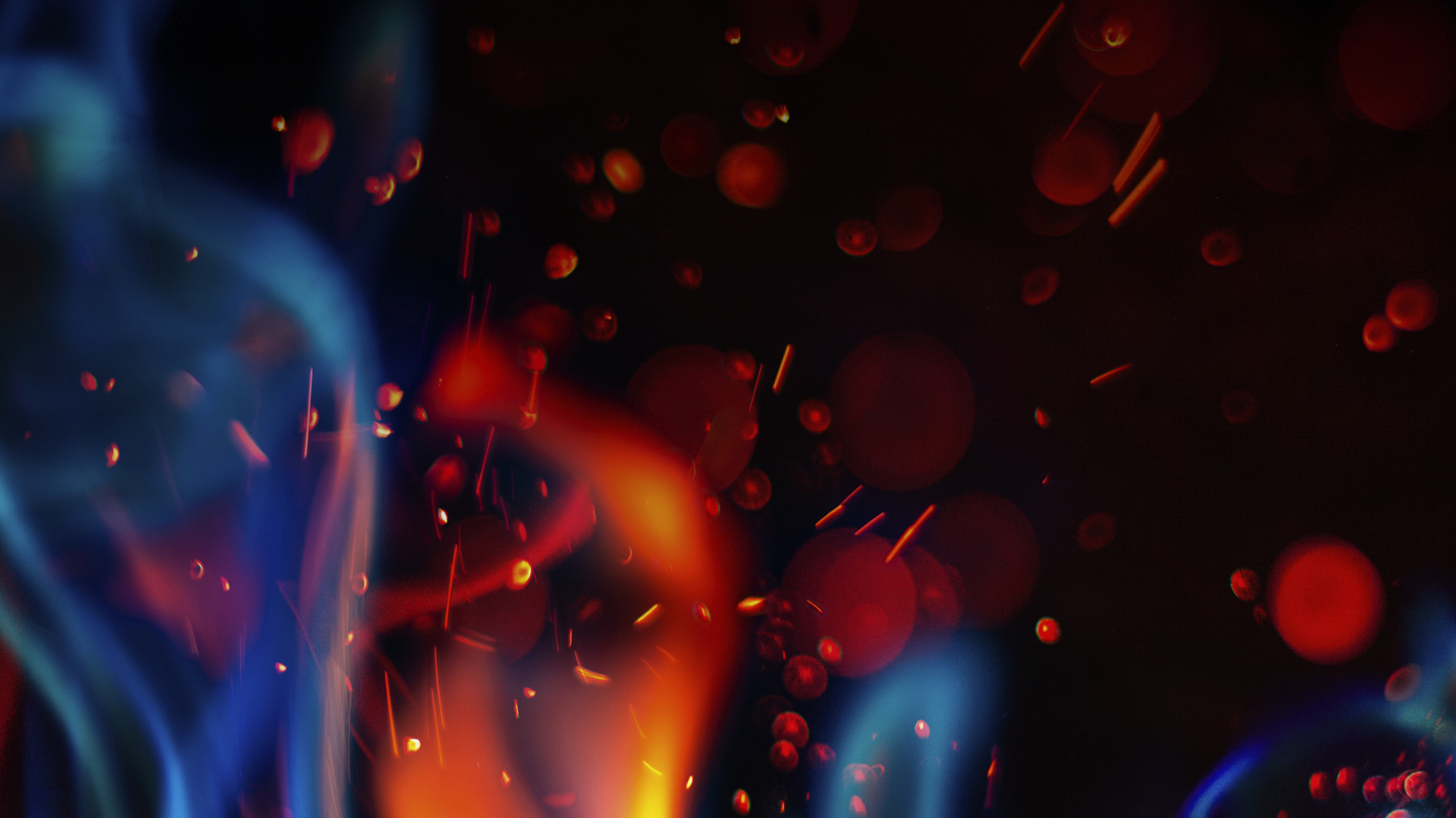 Licht, Flüssigkeit, Wasser, Kunst, Gas. Wallpaper in 2560x1440 Resolution