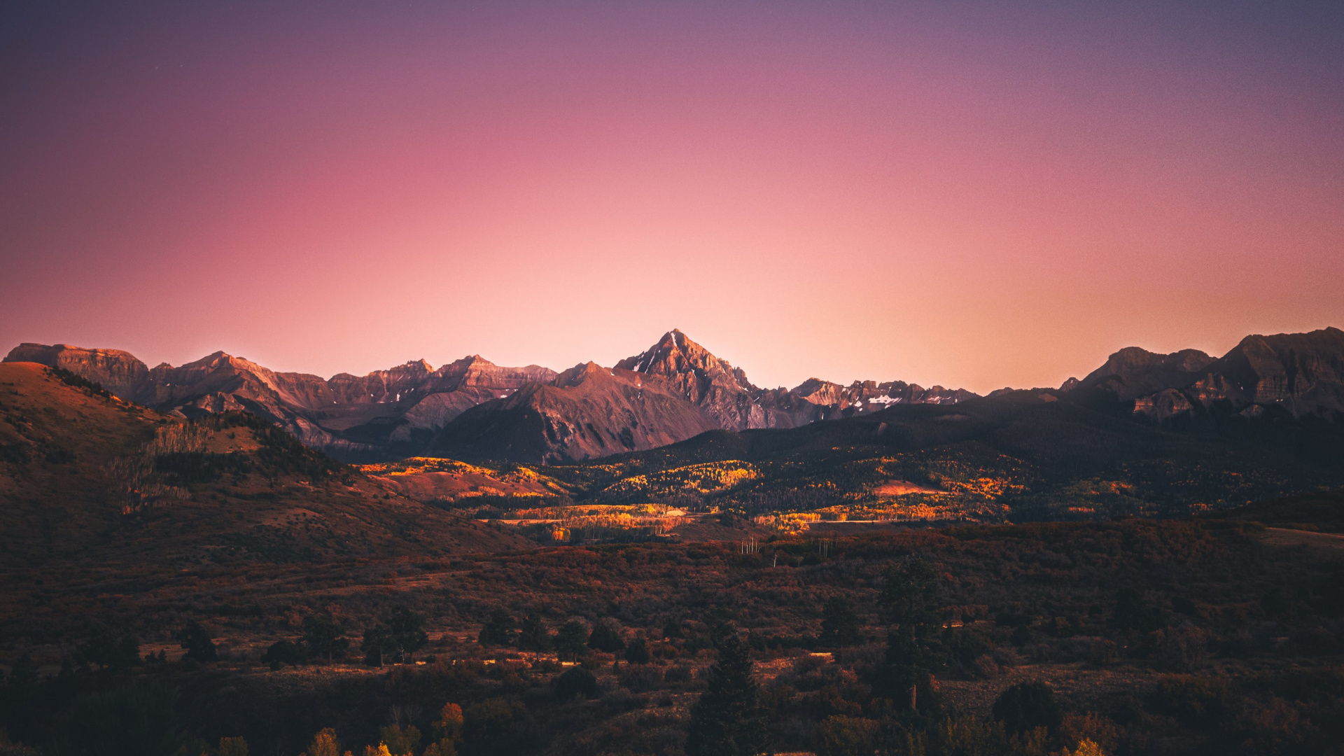 Atmosphere, Ecoregion, Natural Landscape, Afterglow, Plant. Wallpaper in 1920x1080 Resolution