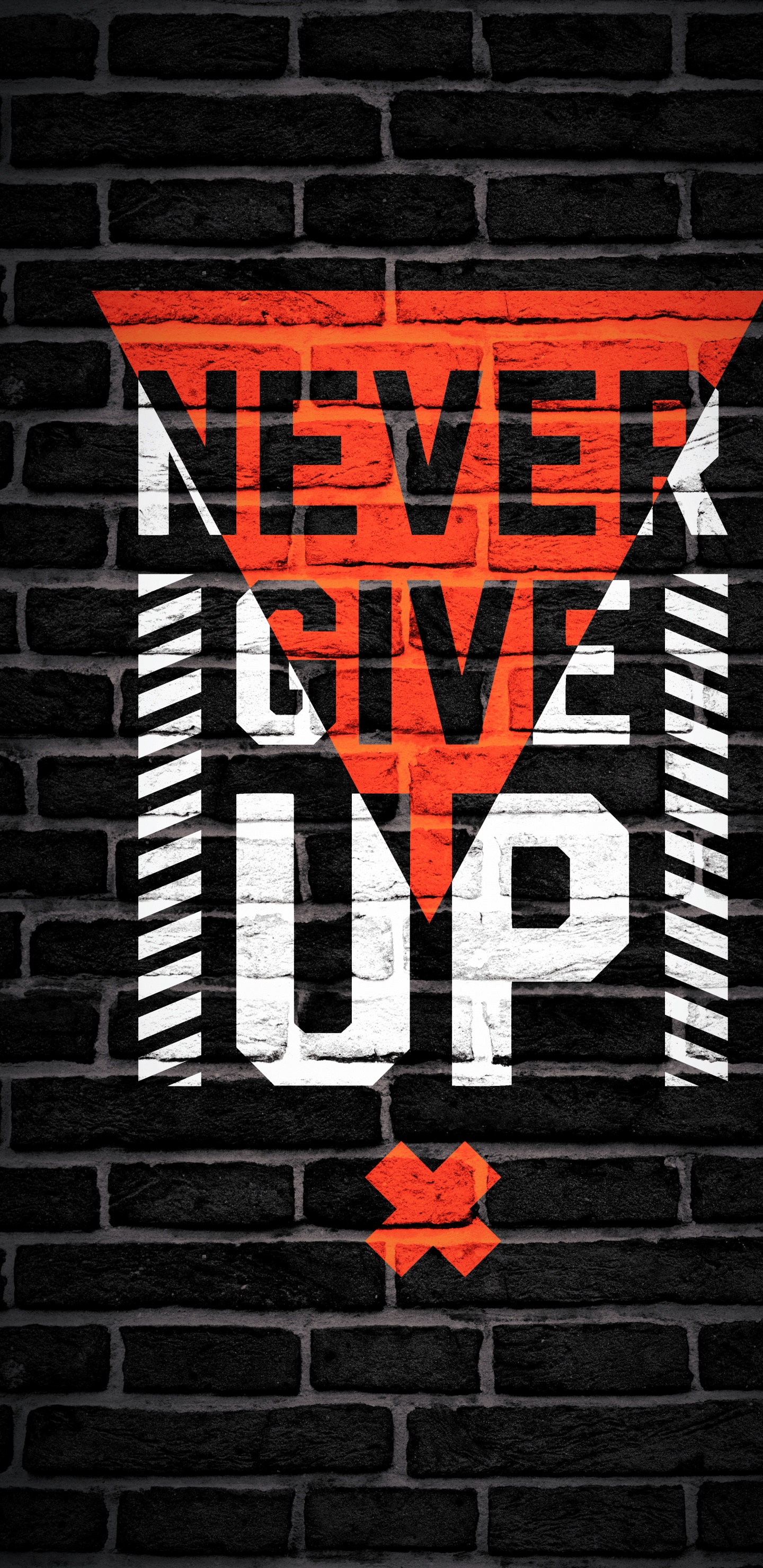 Orange, Textile, Brickwork, Brick, Art. Wallpaper in 1440x2960 Resolution