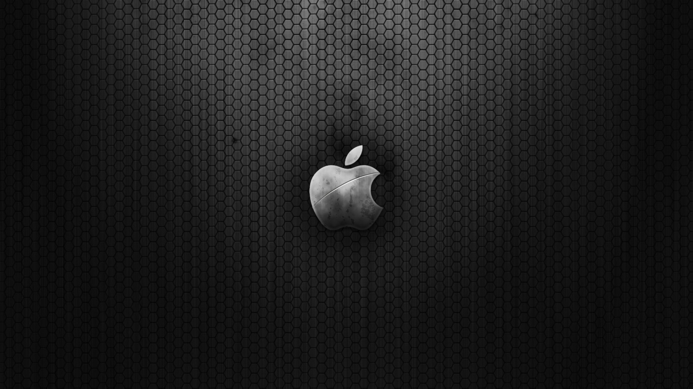Apple, 黑色的, 电视, 黑色和白色的 壁纸 1366x768 允许