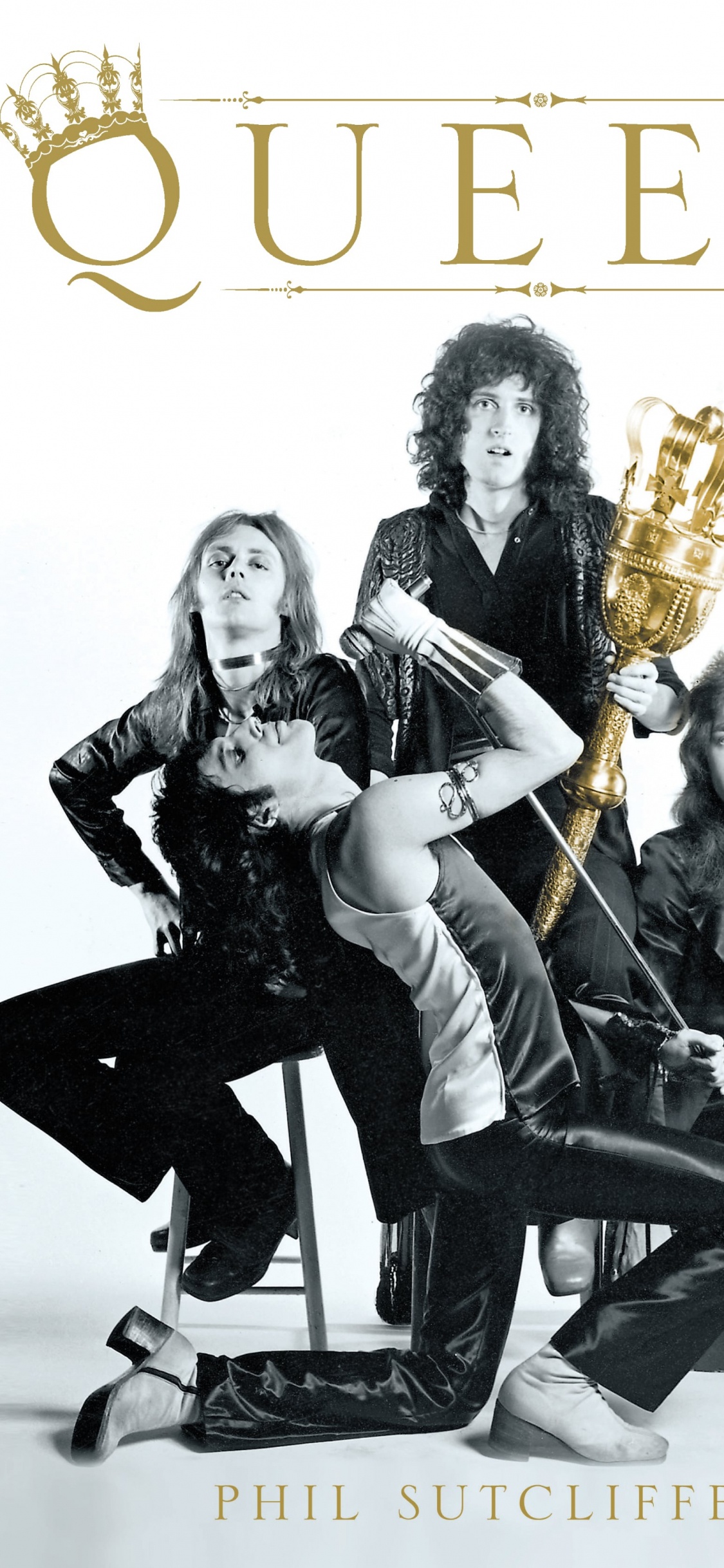 Buch, Albumcover, Musik, Queen, Wir Sind Die Champions. Wallpaper in 1125x2436 Resolution