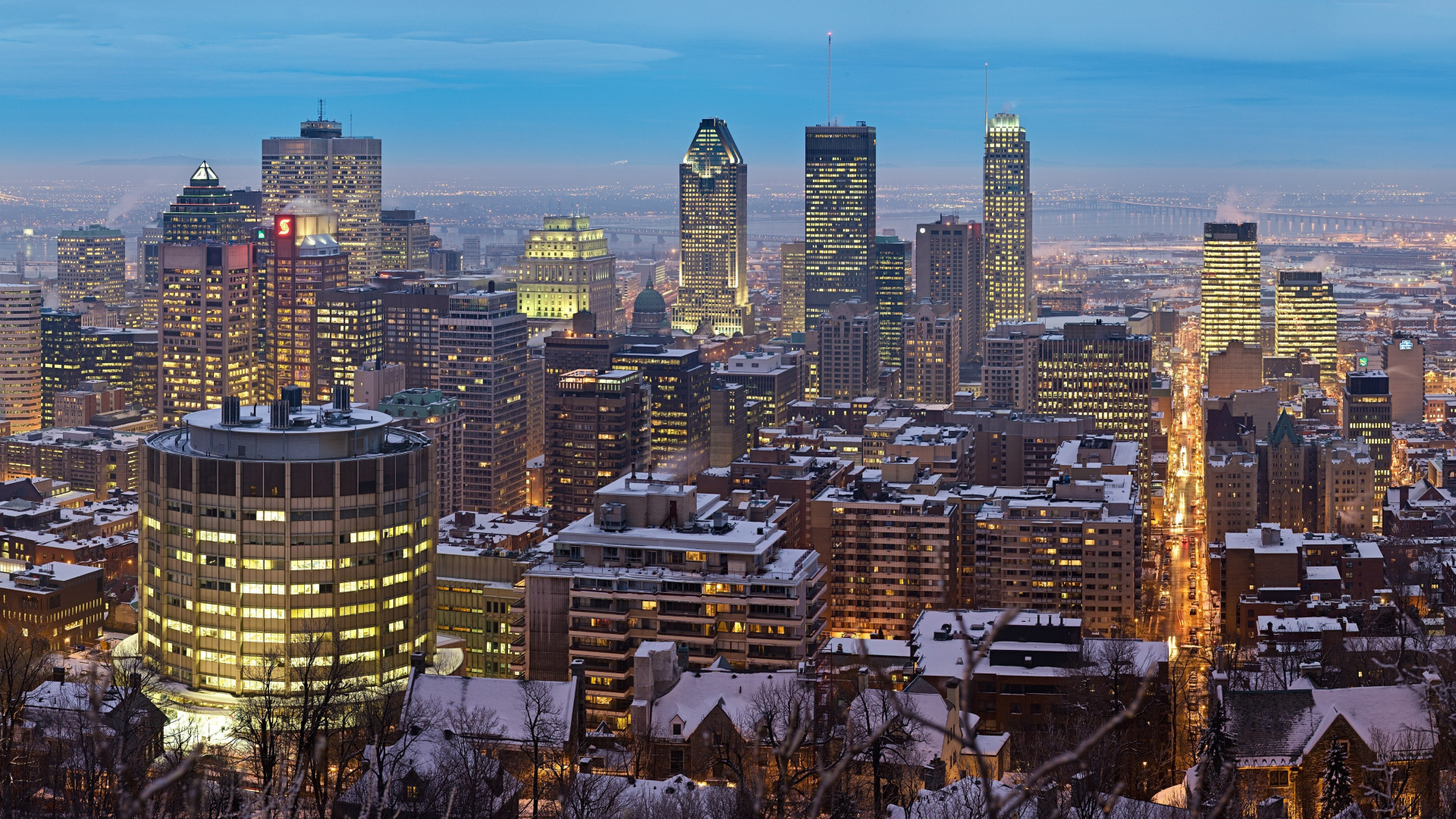 Aerial View of City Buildings During Daytime. Wallpaper in 1920x1080 Resolution