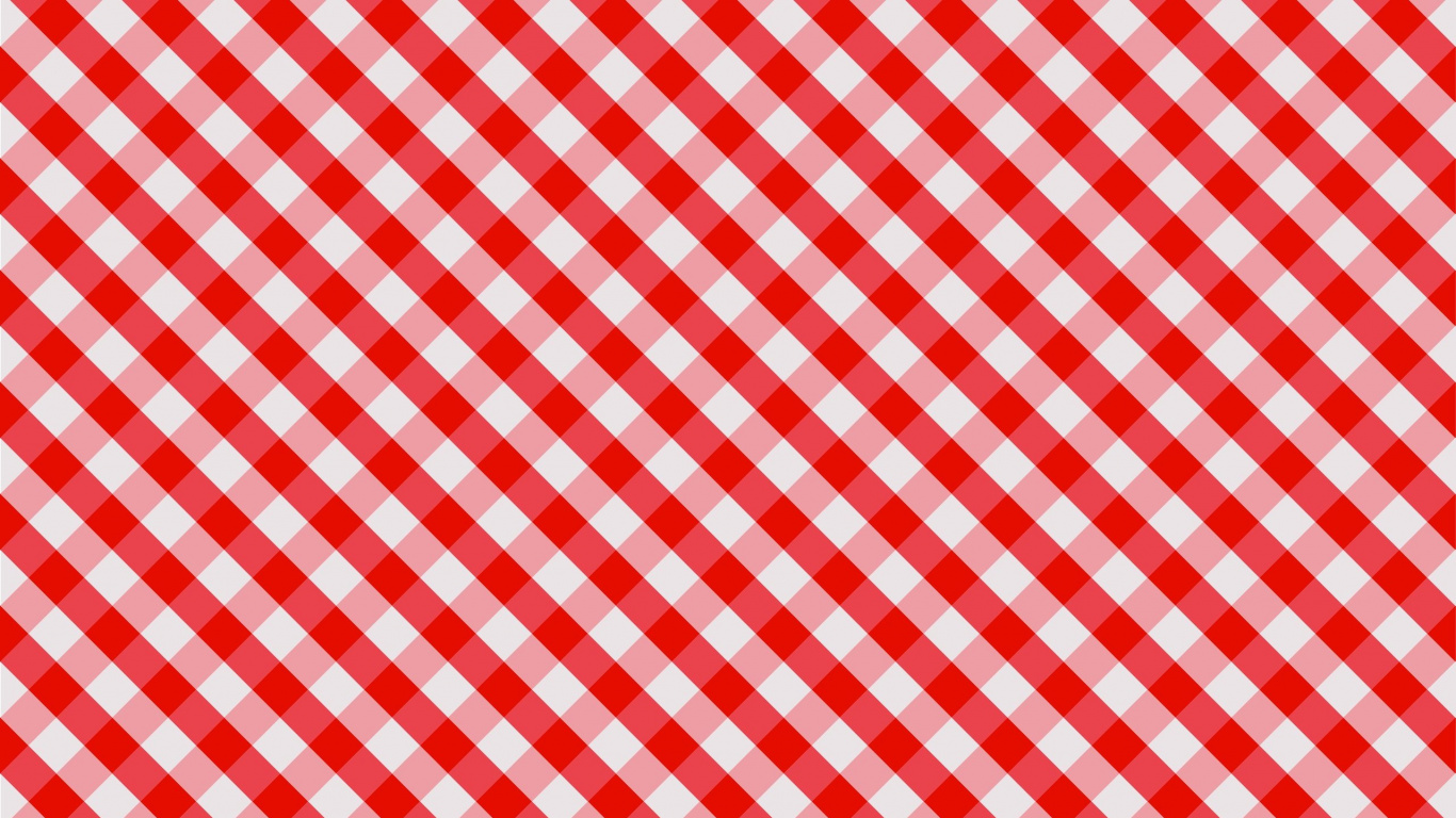 Red and White Checkered Textile. Wallpaper in 1366x768 Resolution