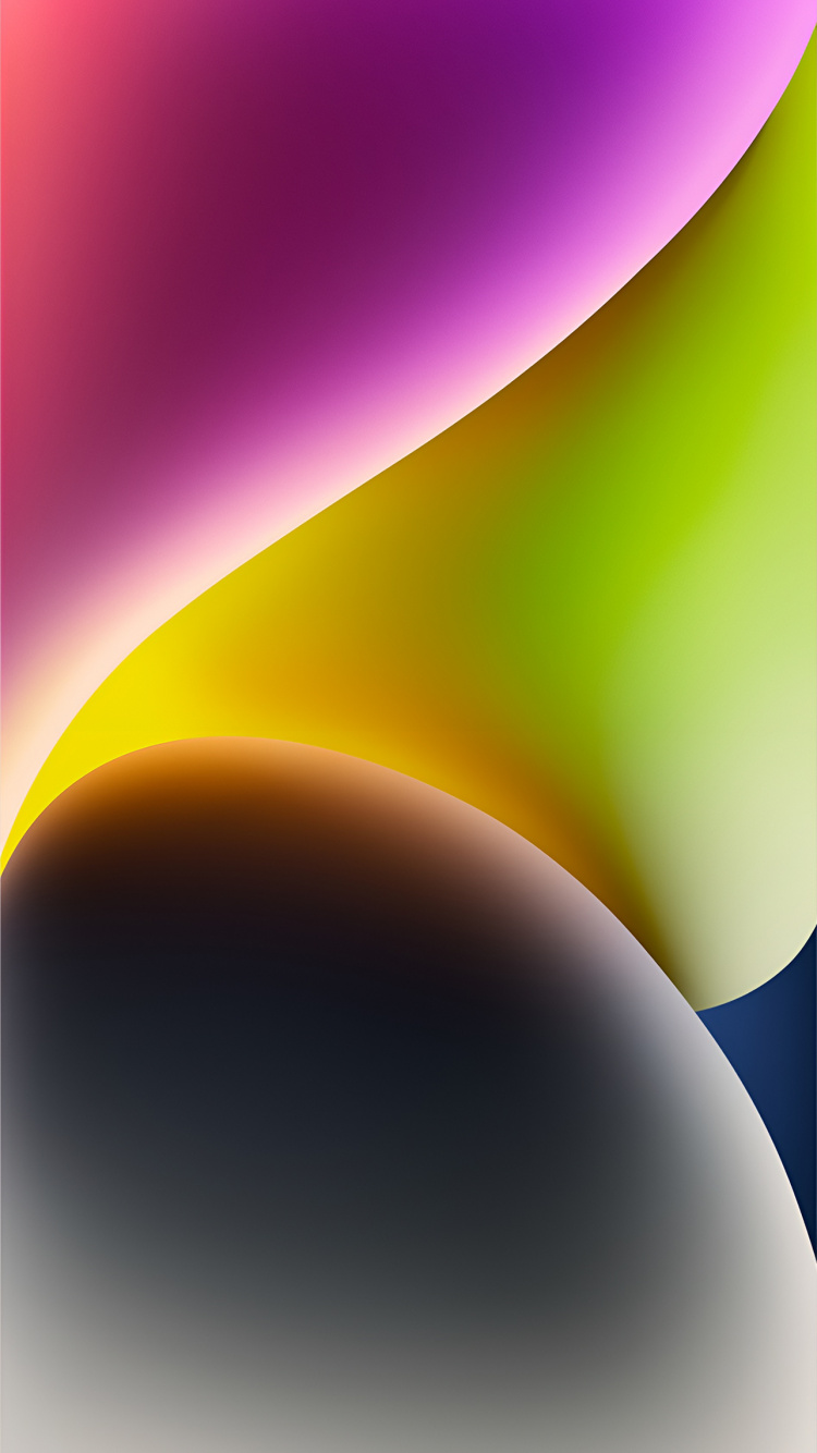 Apple, IOS, Ios 16, la Pureté de la Couleur, Art. Wallpaper in 750x1334 Resolution