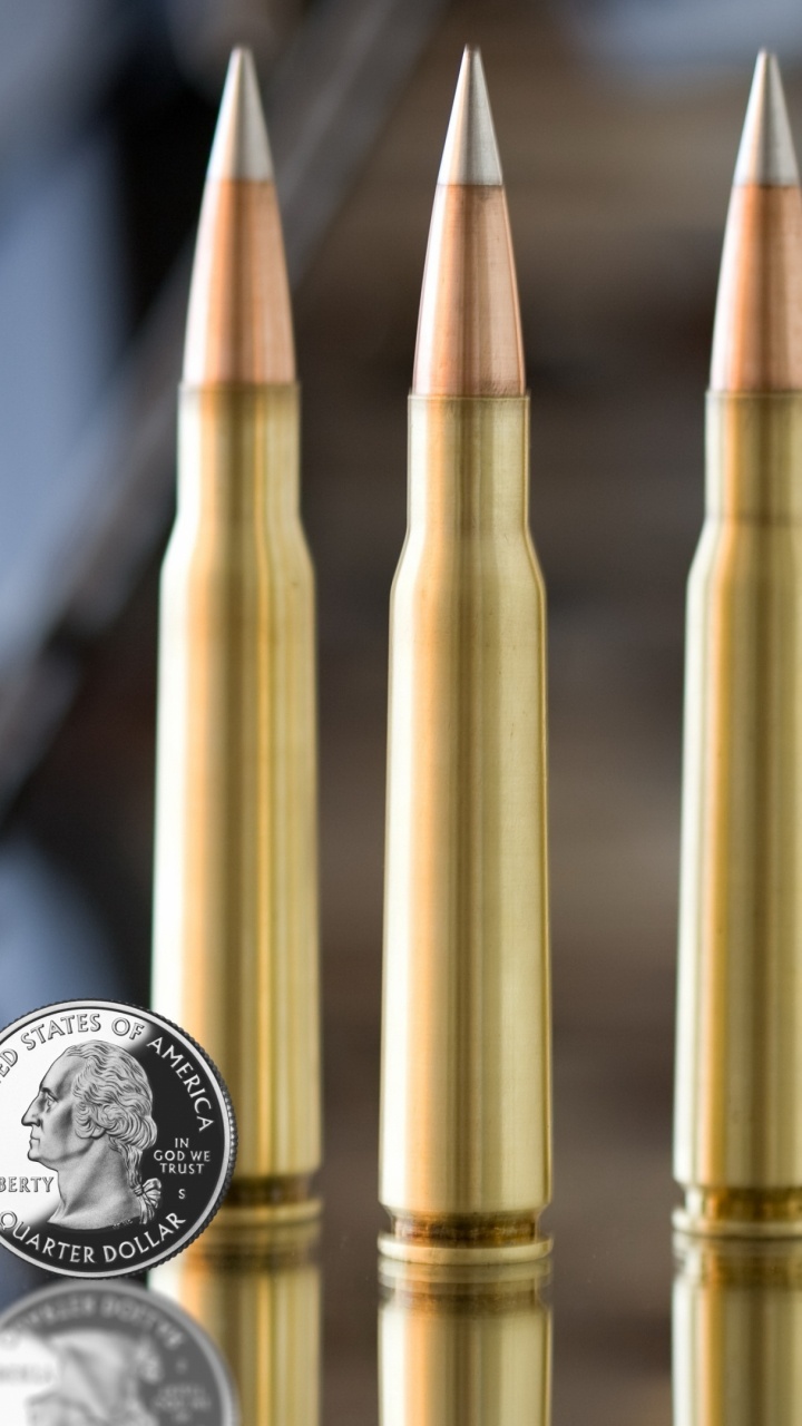 Ammunition, Firearm, Machine Gun, Sniper Rifle, Bullet. Wallpaper in 720x1280 Resolution