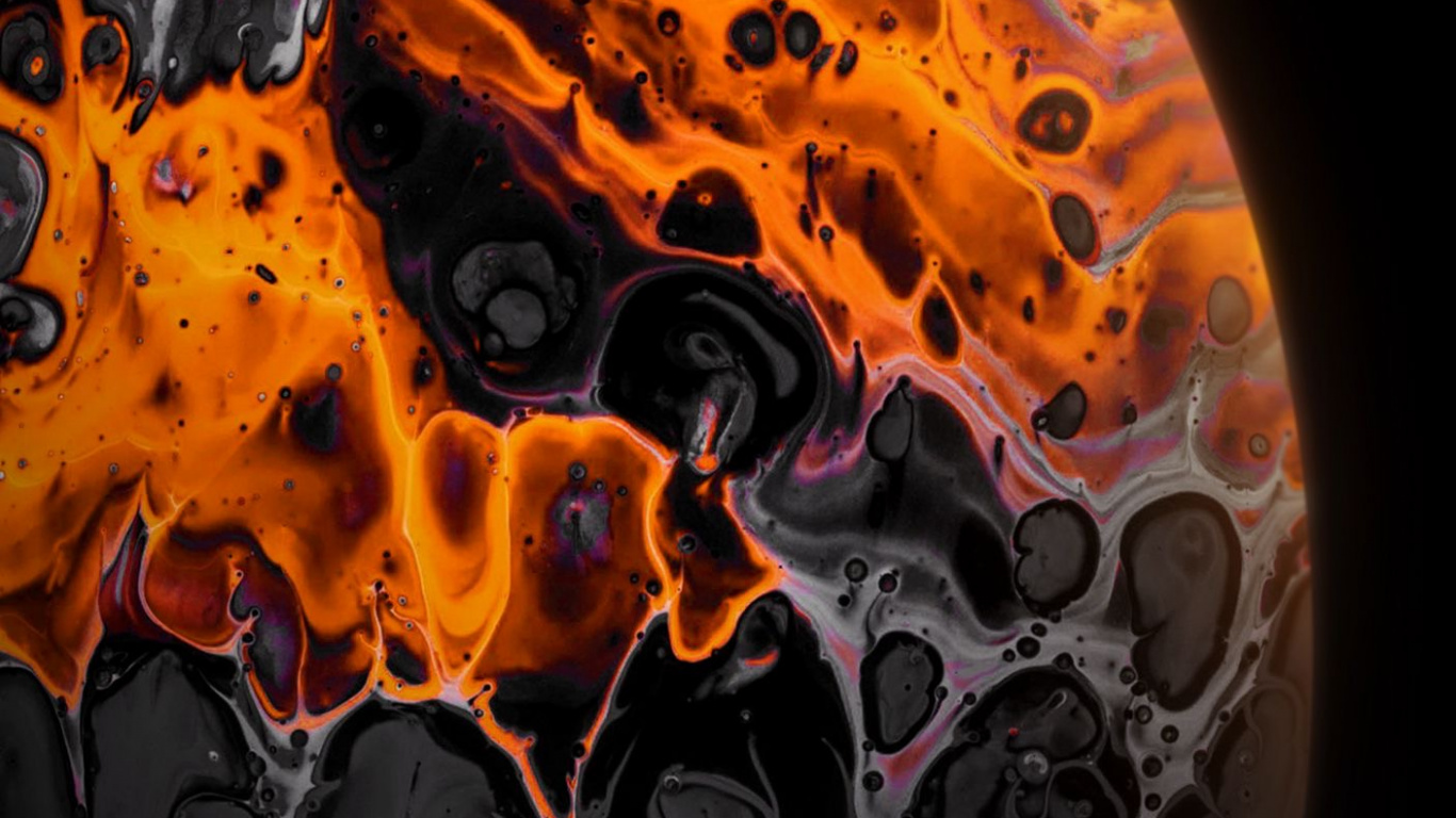 Orange, Liquid, Ambre, Art, Eau. Wallpaper in 1366x768 Resolution