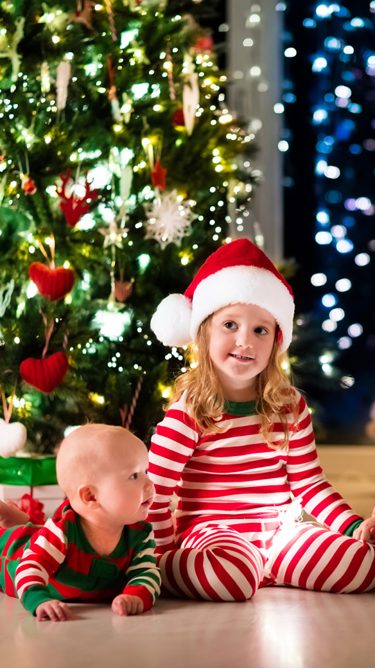 圣诞树, 圣诞节那天, 圣诞装饰, 圣诞节, 圣诞节的装饰品 壁纸 750x1334 允许