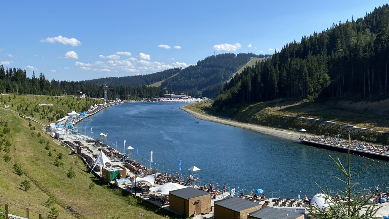 Mount Scenery, Fjord, Bergkette, Wasserressourcen, Wasser. Wallpaper in 1366x768 Resolution