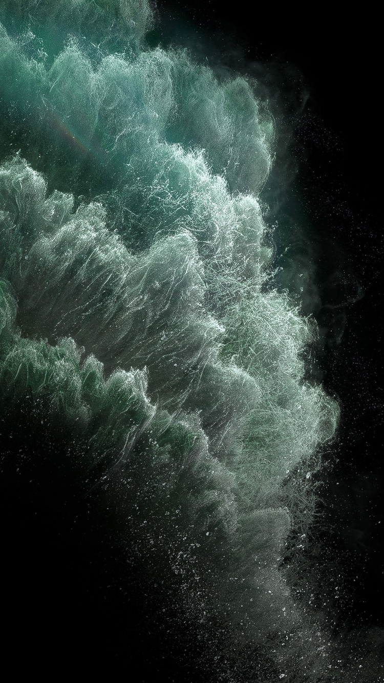 Vert Minuit, Apple, Super Rétine, IOS 13, Amoled. Wallpaper in 750x1334 Resolution