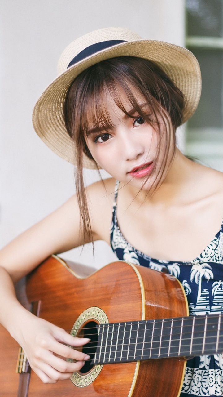 Guitar, Acoustic Guitar, String Instrument, Musical Instrument, Plucked String Instruments. Wallpaper in 720x1280 Resolution