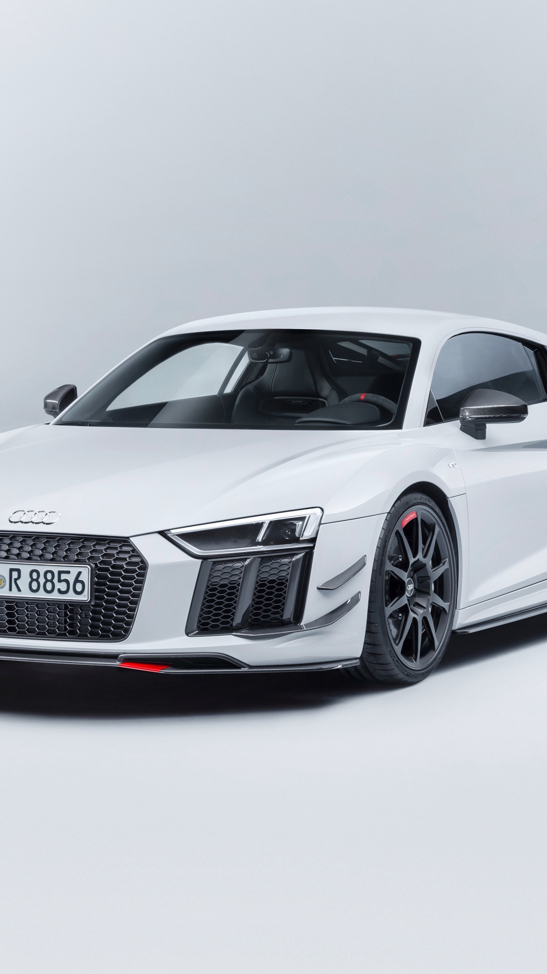 Audi r 8 Coupé Noir. Wallpaper in 1080x1920 Resolution