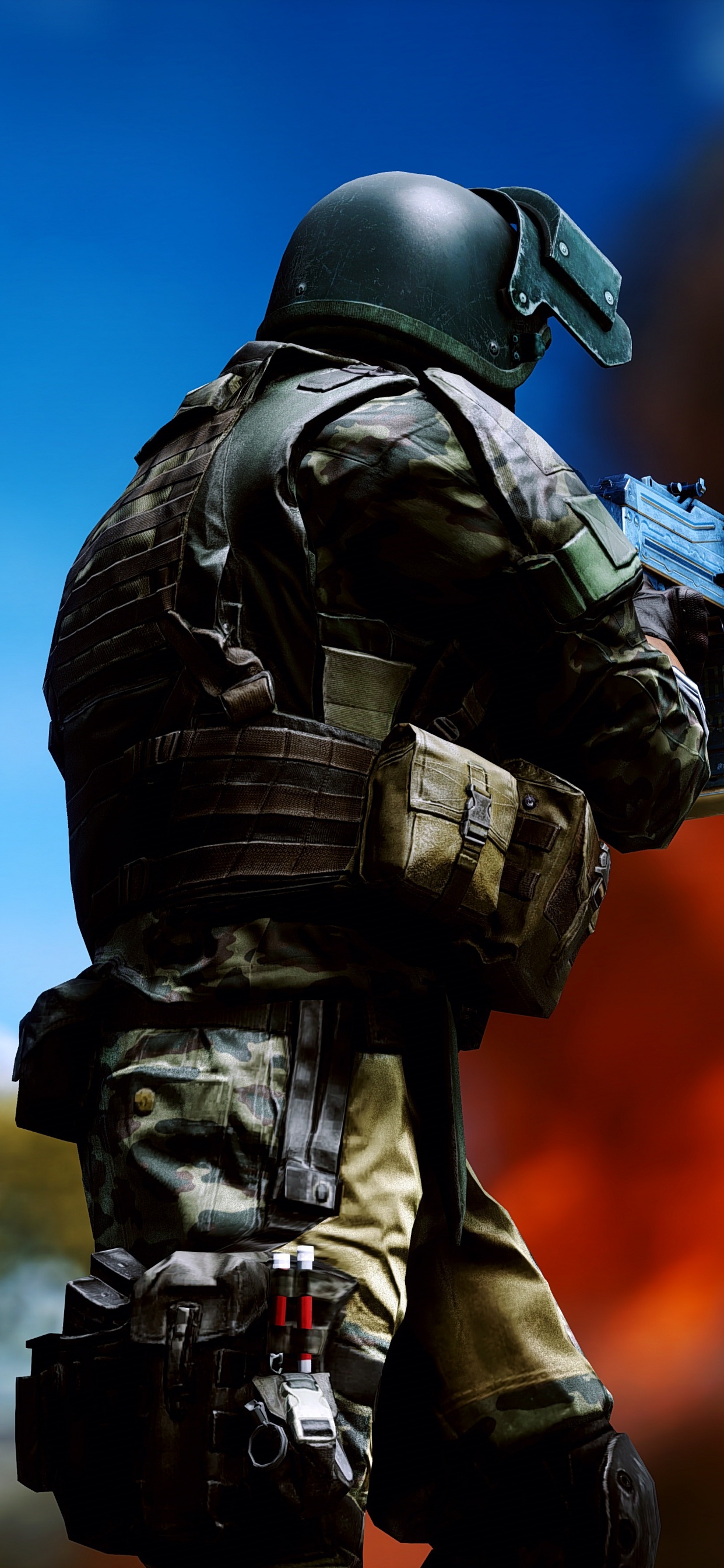 Soldat, Sport Extrême, Les Jeux Vidéo, Battlefield Hardline, Champ de Bataille 1. Wallpaper in 1242x2688 Resolution