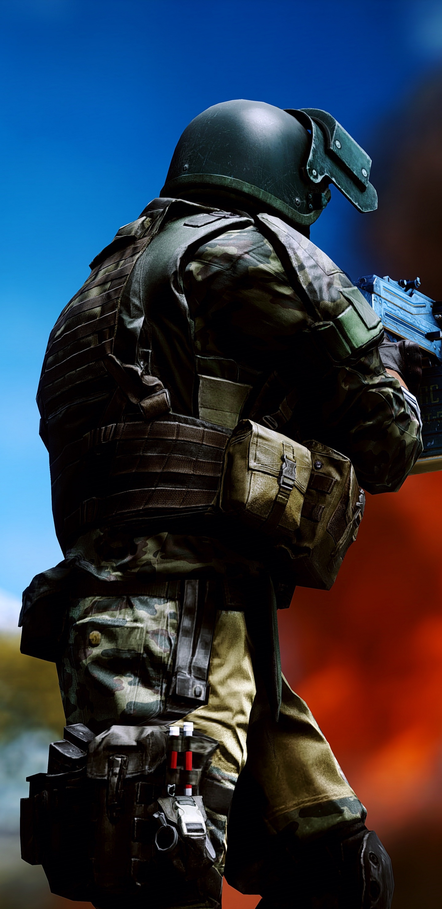 Soldat, Sport Extrême, Les Jeux Vidéo, Battlefield Hardline, Champ de Bataille 1. Wallpaper in 1440x2960 Resolution