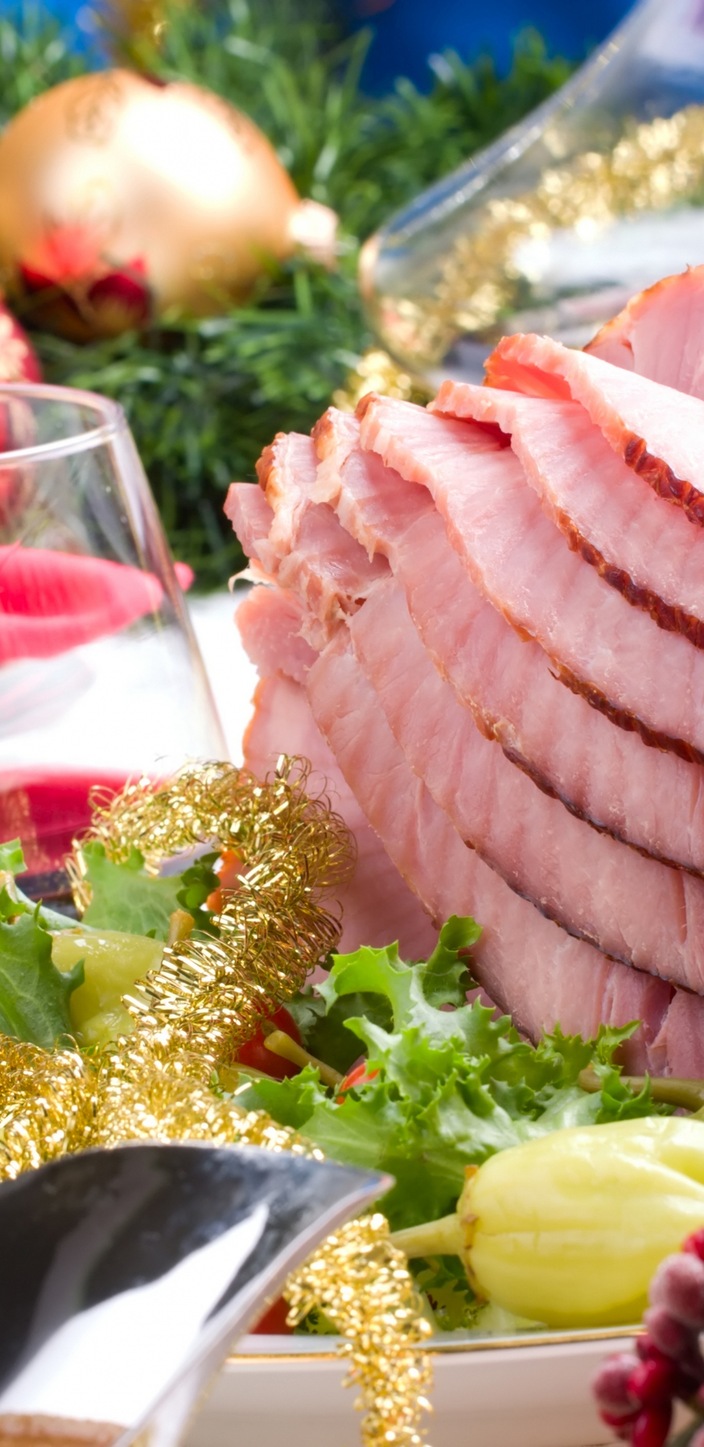 Weihnachten, Lebensmittel, Küche, Gericht, Cold Cut. Wallpaper in 1440x2960 Resolution