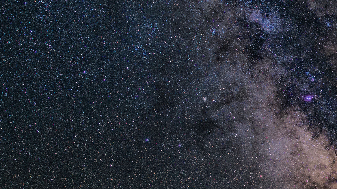 Voie Lactée, la Galaxie D'andromède, Galaxie, Ciel de Nuit, L'astrophotographie. Wallpaper in 1280x720 Resolution