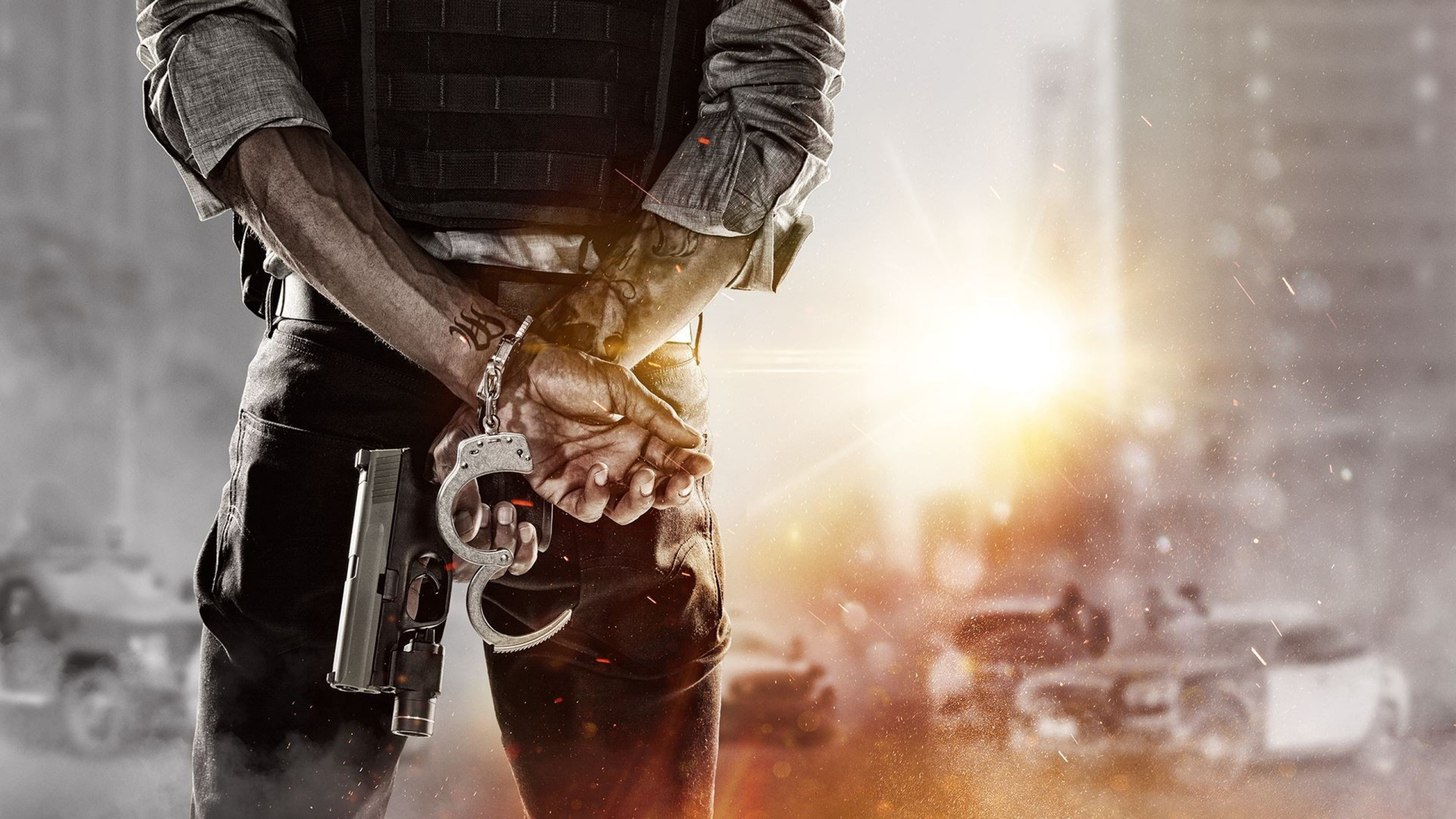 Battlefield Hardline, Xbox One, Electronic Arts, Campo de Batalla 1. Wallpaper in 2560x1440 Resolution