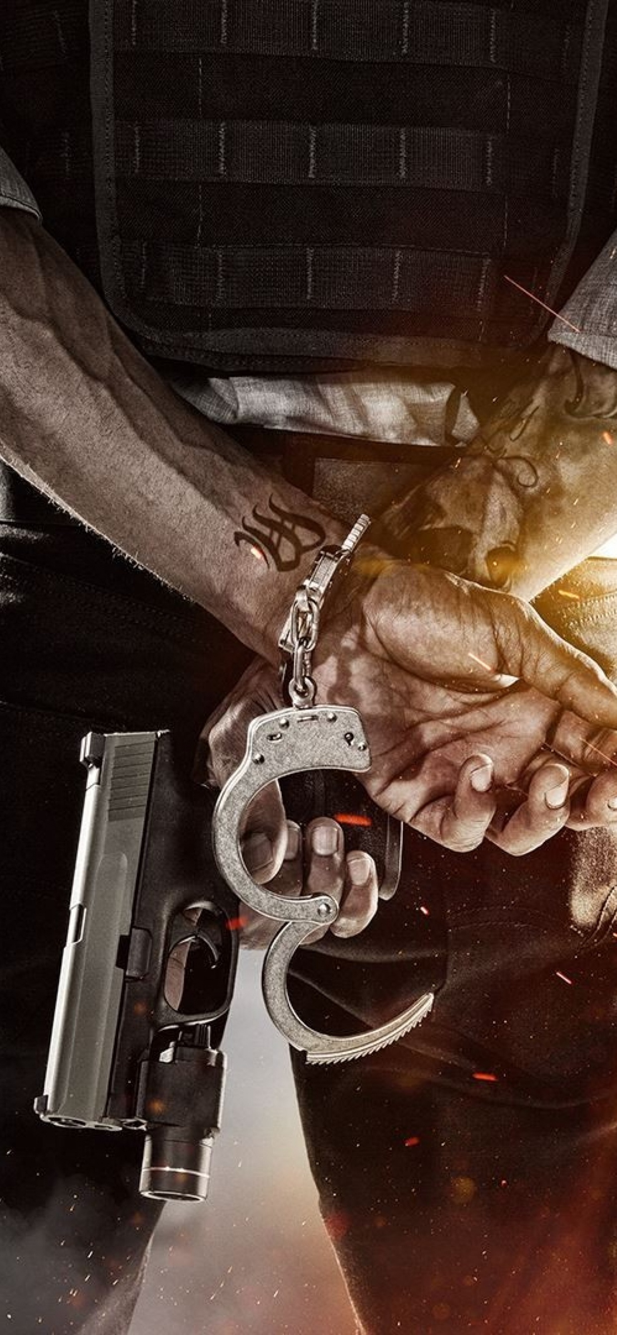 Battlefield Hardline, Xbox One, Electronic Arts, Les Jeux Vidéo, Champ de Bataille 1. Wallpaper in 1242x2688 Resolution