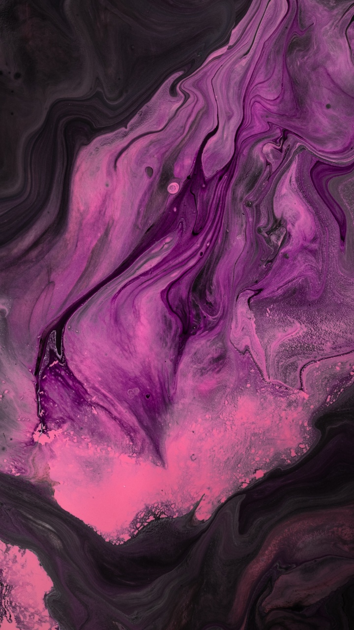 Peinture Abstraite Verte et Blanche. Wallpaper in 720x1280 Resolution