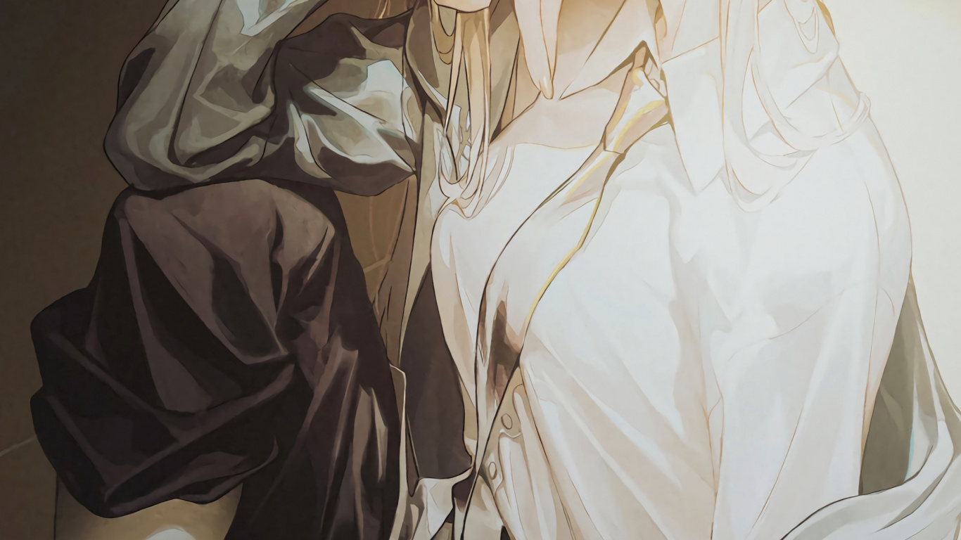 艺术, 扇子的艺术, 绘画, 数码艺术, 套 壁纸 1366x768 允许