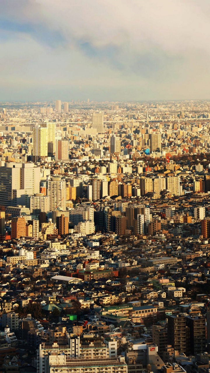 Vue Aérienne Des Bâtiments de la Ville Pendant la Journée. Wallpaper in 720x1280 Resolution