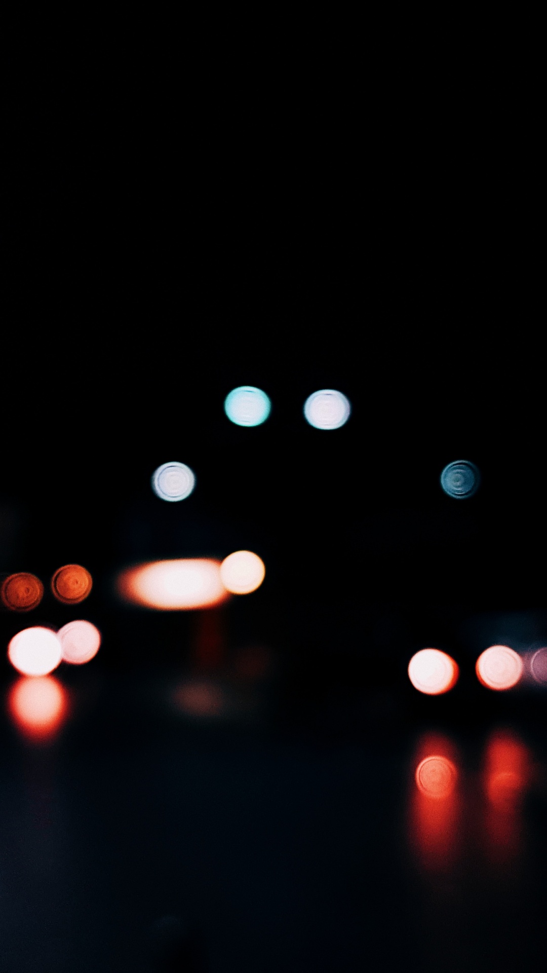 Bokeh-Fotografie Der Lichter Der Stadt Während Der Nacht. Wallpaper in 1080x1920 Resolution