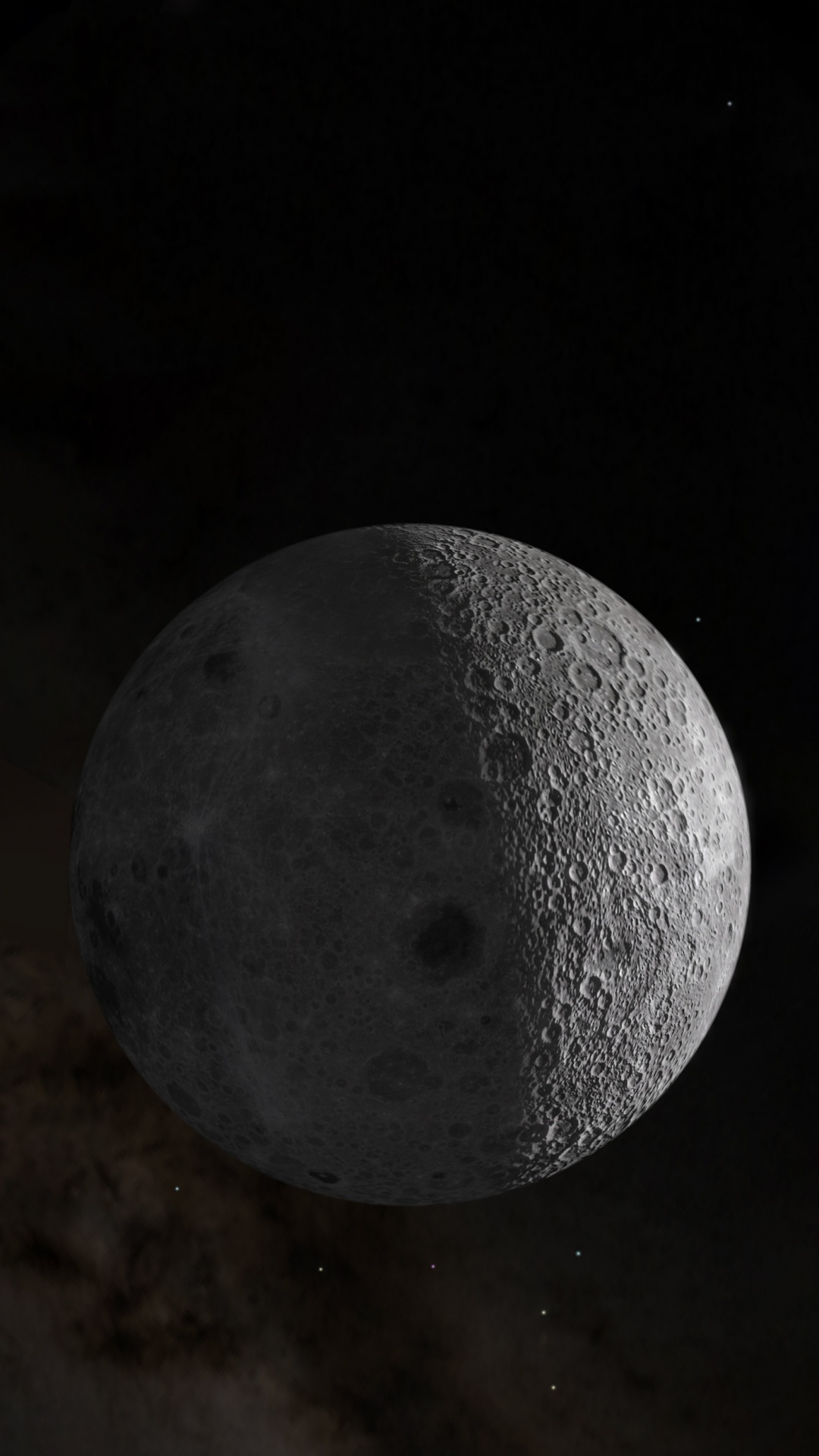 Moon, Ios 16, Earth, Ios, Atmosphere. Wallpaper in 1080x1920 Resolution