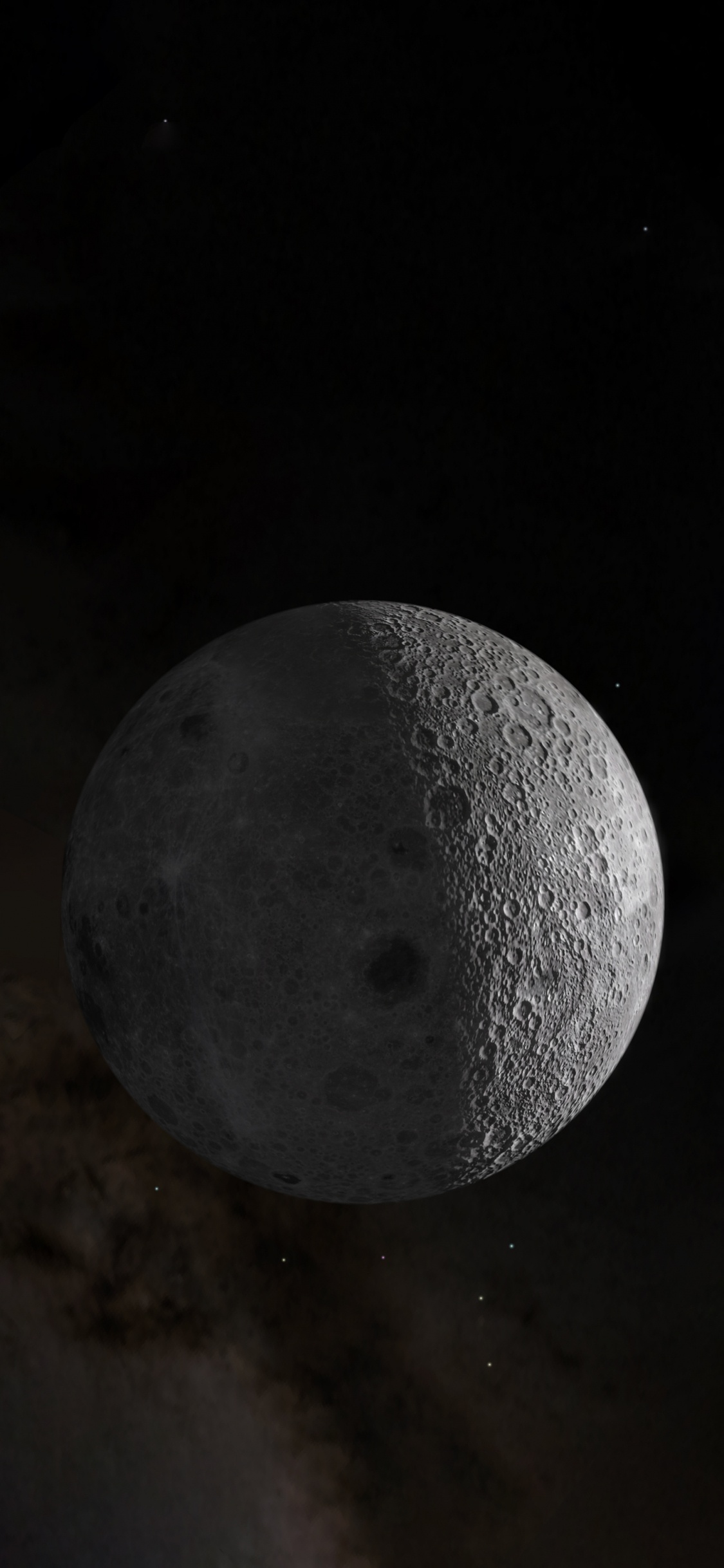 Moon, Ios 16, Earth, Ios, Atmosphere. Wallpaper in 1125x2436 Resolution