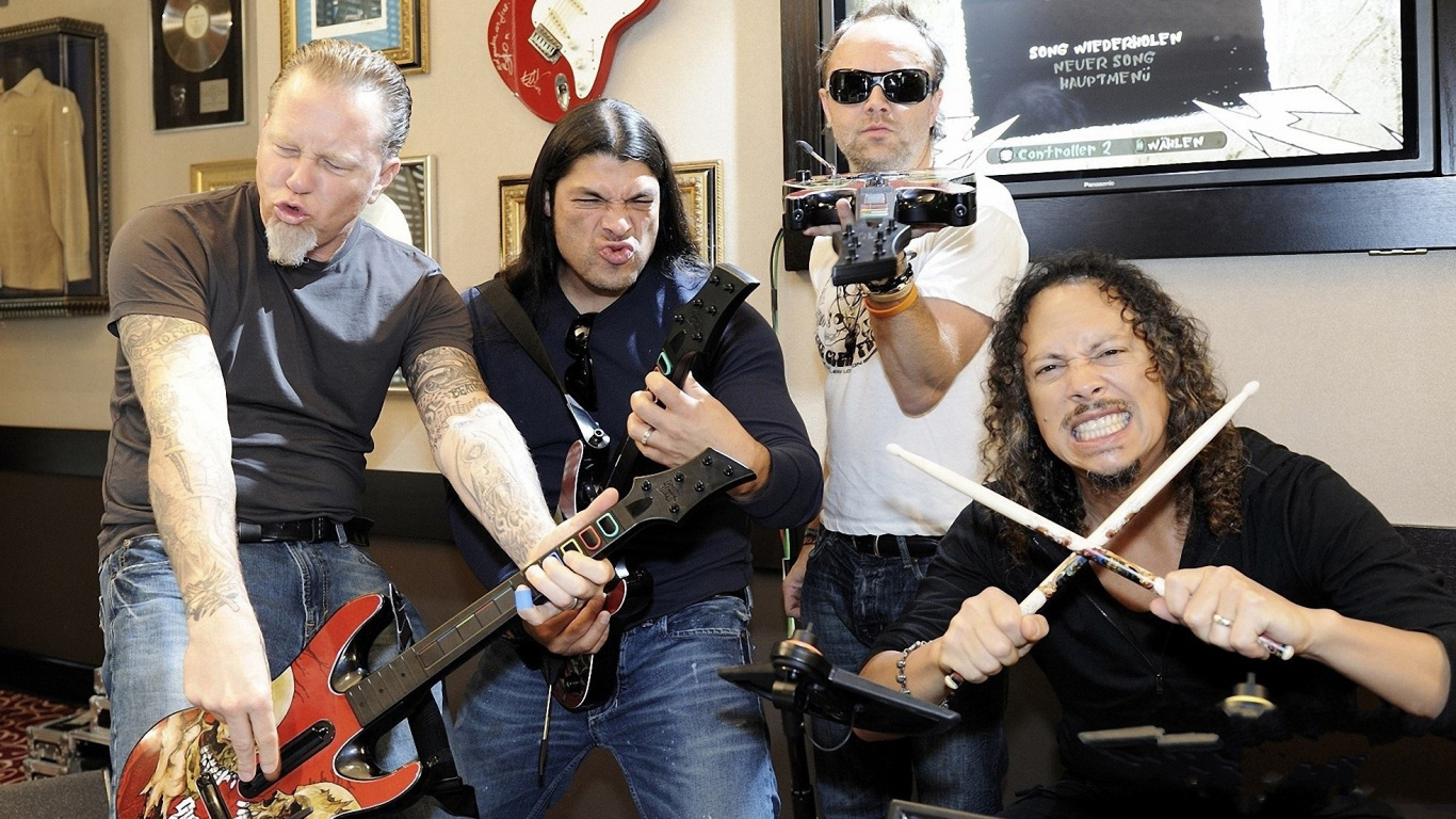 Metallica Eine Art Monster, Lars Ulrich, Metallica, St. Anger, Eine Art Von Monster. Wallpaper in 1366x768 Resolution