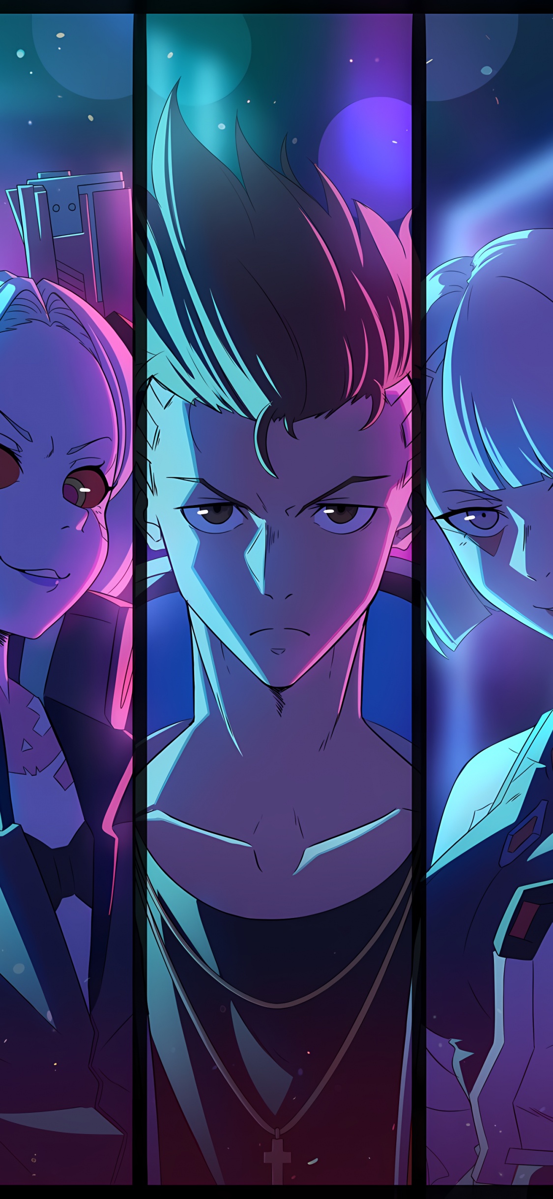 Cyberpunk, Cyberpunk-Edgerunner, Cyberpunk 2077, cd Projekt, Anime. Wallpaper in 1125x2436 Resolution