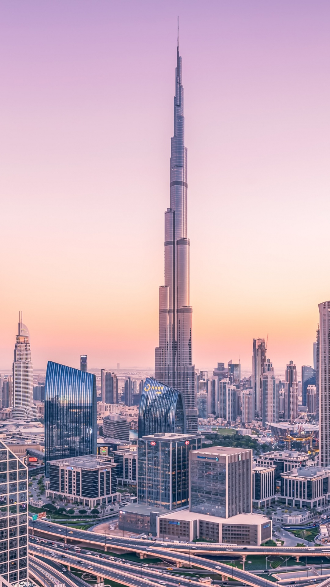 Burj Khalifa, Burj al Arab, Die Weltinseln, Die Dubai Fountain, Burj Khalifa Park Von Emaar. Wallpaper in 1080x1920 Resolution