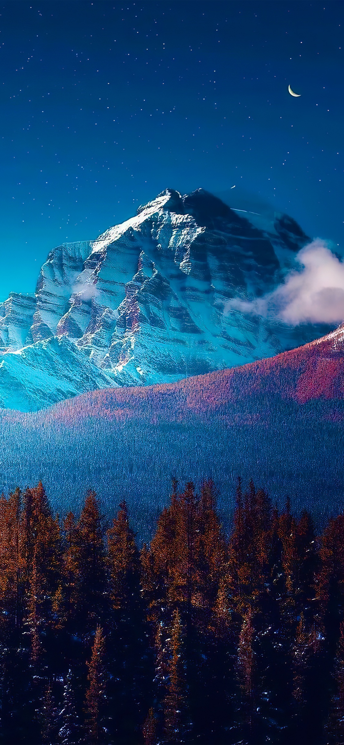 Beautiful Majestic Mountains, Canadian Rockies, Mountain, Grand Teton, Mountain Range. Wallpaper in 1125x2436 Resolution