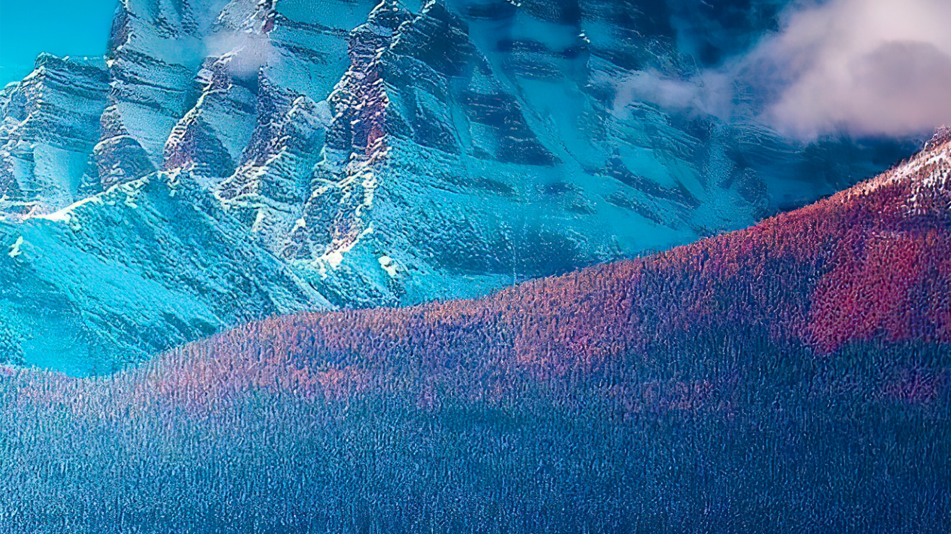 Hermosas Montañas Majestuosas, Montañas Rocosas Canadienses, Montaña, Grand Teton, Lago de Los Molinos. Wallpaper in 1366x768 Resolution