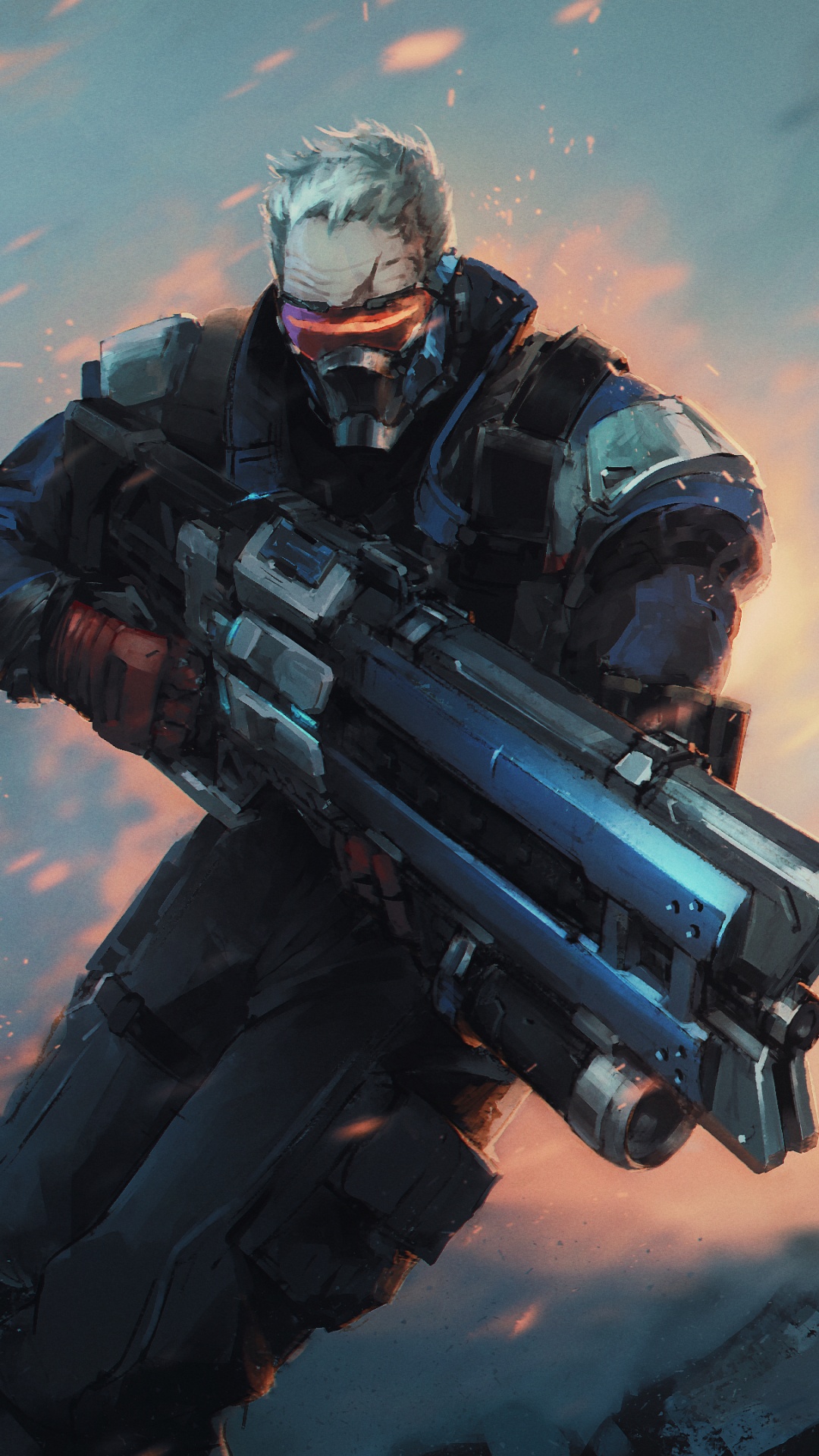 Supervisión, Juego de Pc, Juego de Disparos, Soldado, Ilustración. Wallpaper in 1080x1920 Resolution