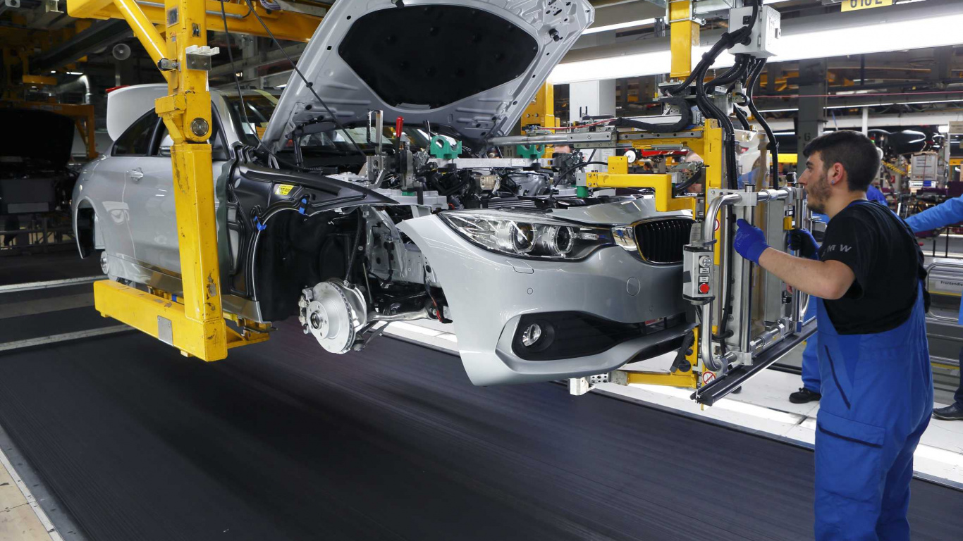 宝马, 工厂, 工程, 机械工程, 汽车修理店 壁纸 1366x768 允许