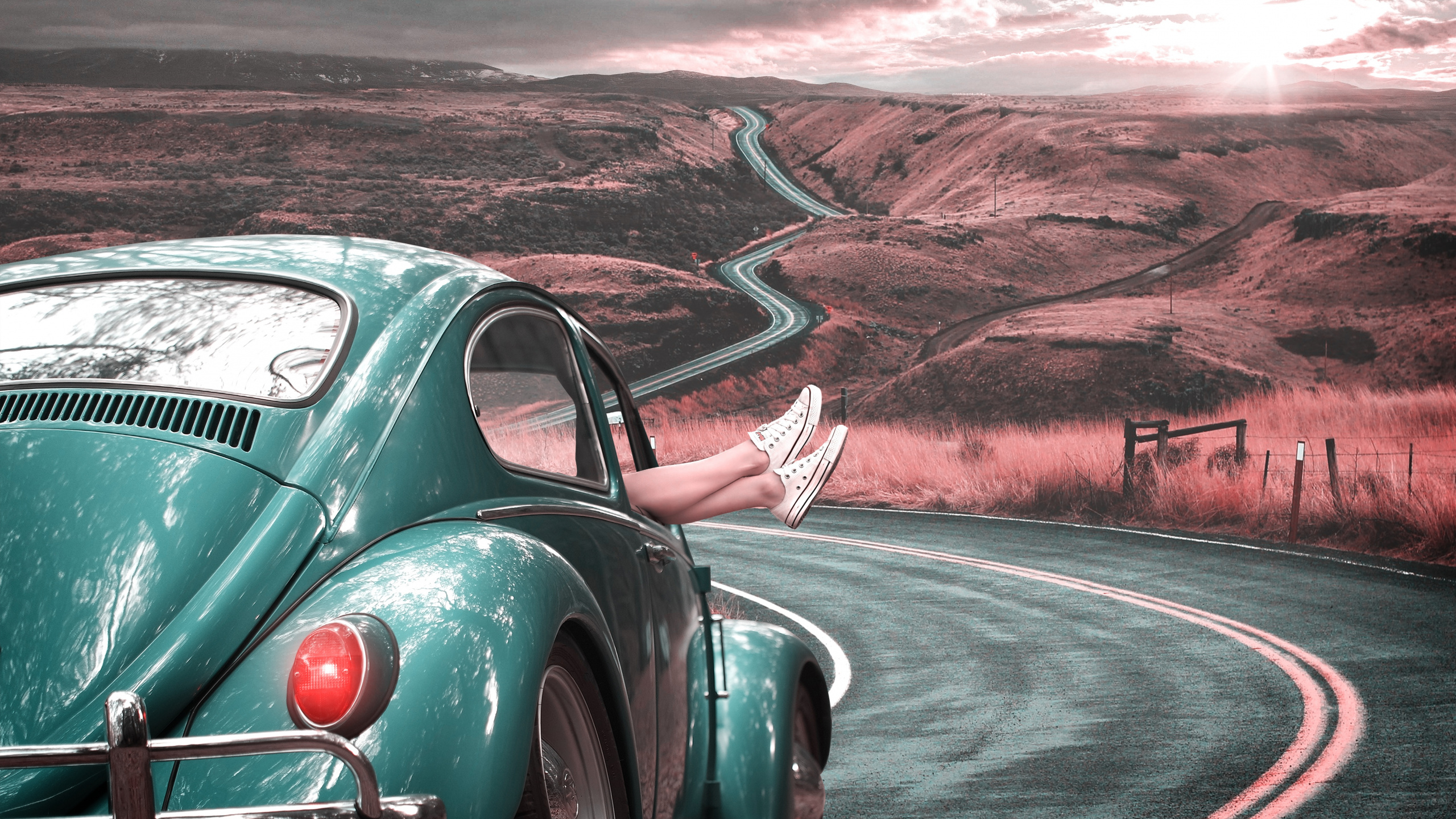 大众甲壳虫, 经典汽车, 复古的车, 政变, 经典的 壁纸 2560x1440 允许