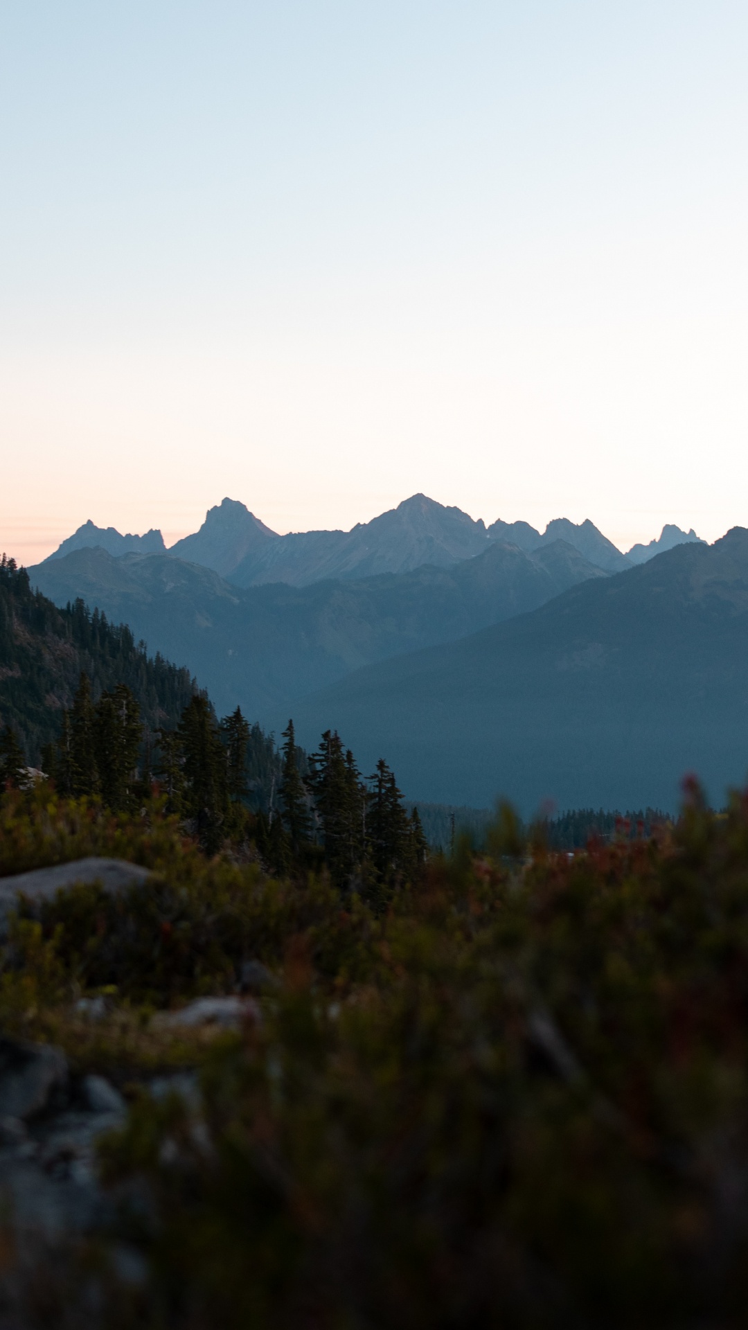 Bergkette, Bergigen Landschaftsformen, Grat, Mount Baker, Blatt. Wallpaper in 1080x1920 Resolution