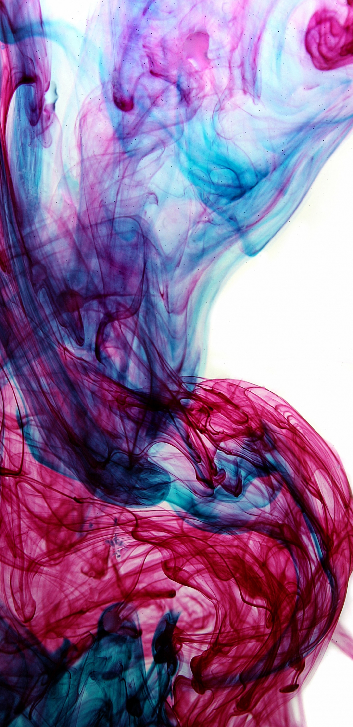 Encre Abstraite, Art, Eau, Illustration, L'art Abstrait. Wallpaper in 1440x2960 Resolution