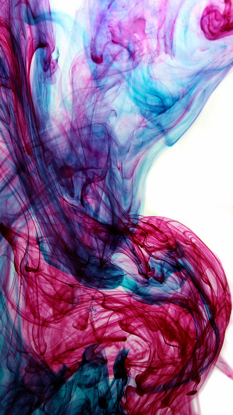 Encre Abstraite, Art, Eau, Illustration, L'art Abstrait. Wallpaper in 750x1334 Resolution