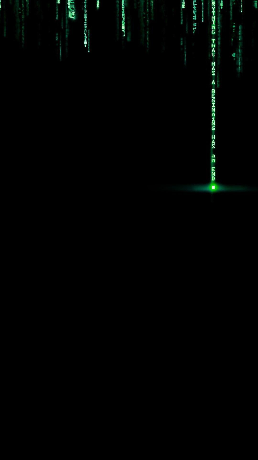 Matrice Numérique Pluie, Amoled, OLED, IOS 13, IOS. Wallpaper in 1080x1920 Resolution